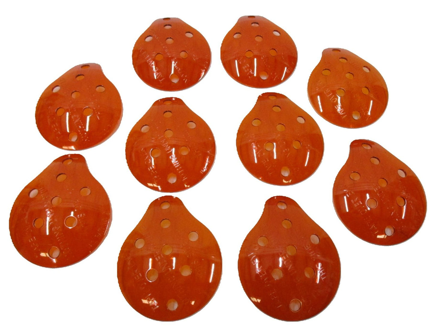 MILITARY SURPLUS LOT OF (10) POLYCARBONATE EYE SHIELD (PES) POLY CARB IFAK PATCH