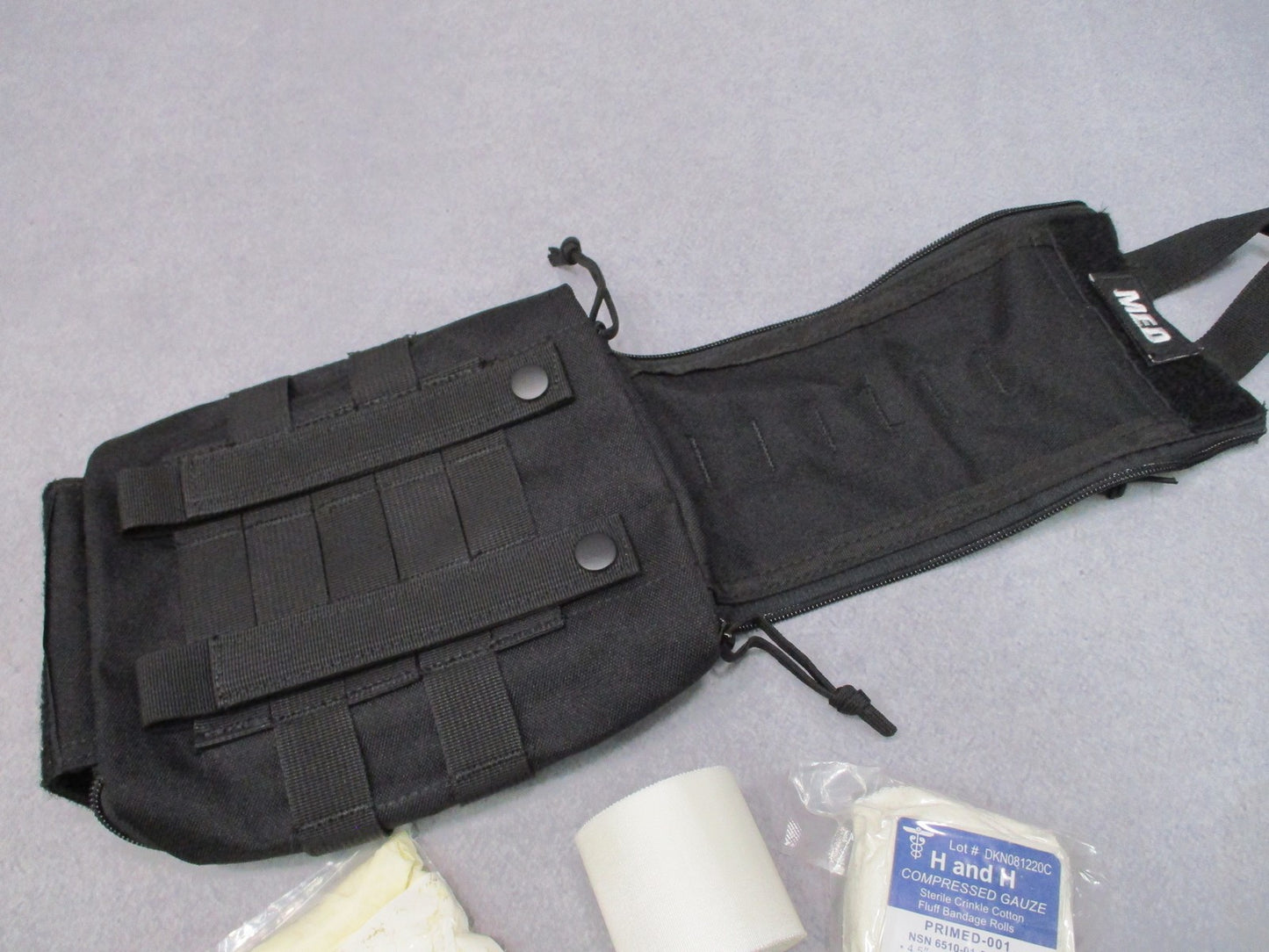 Tactical IFAK Medical Pouch Kit w/ Tourniquet, Chest Seal, Gauze & Trauma Supply