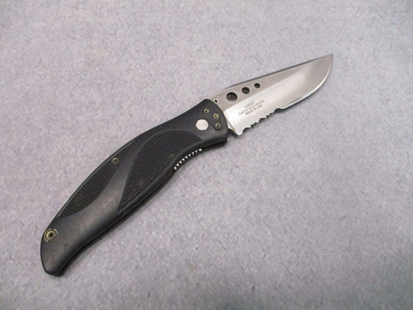 Vint Kershaw 1560ST Ken Onion USA Made Partially Serrated Folding Pocket Knife