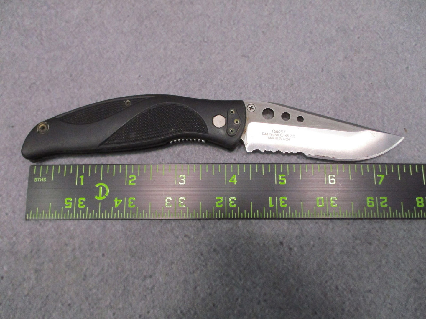 Vint Kershaw 1560ST Ken Onion USA Made Partially Serrated Folding Pocket Knife