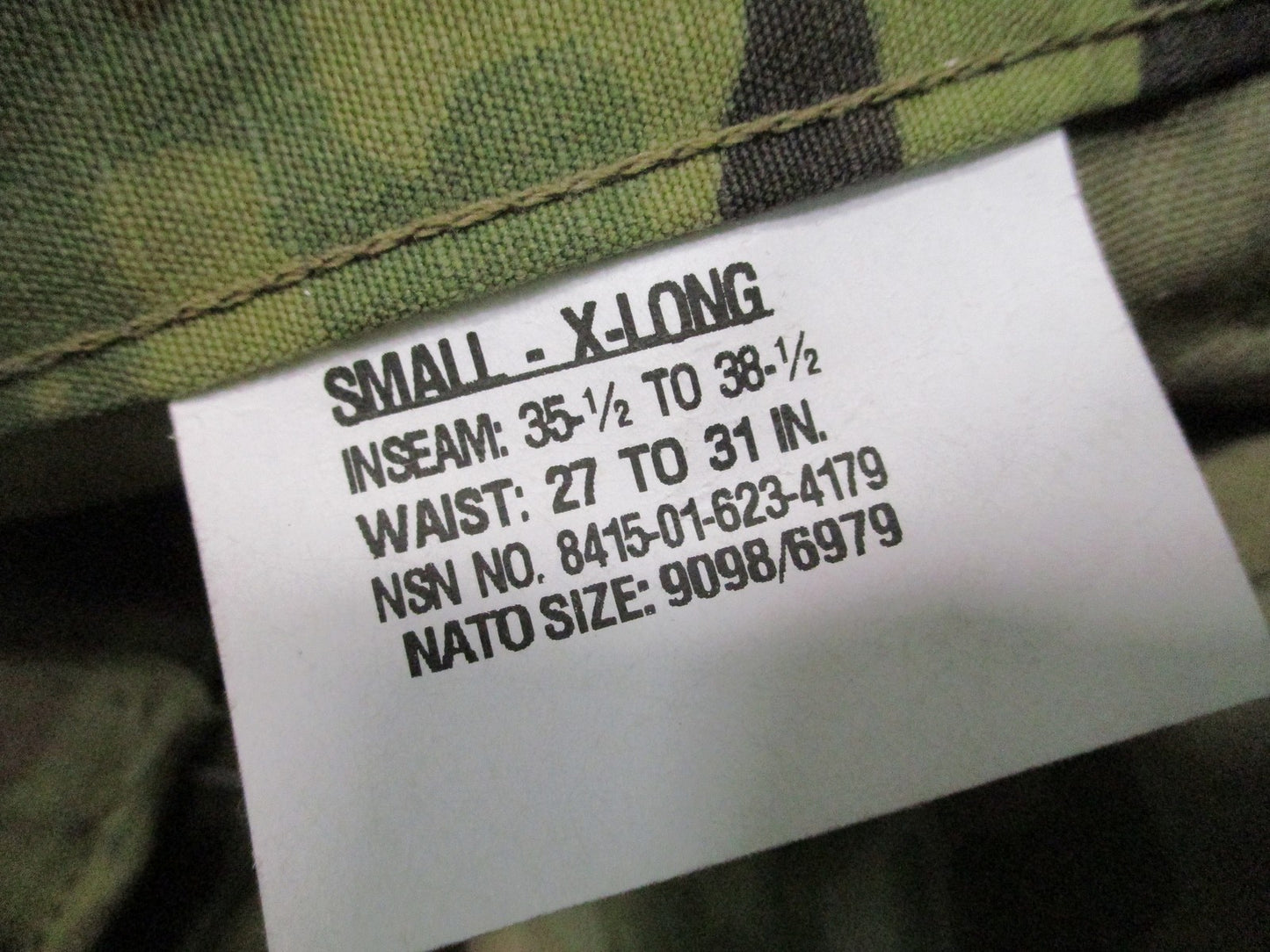 USGI Army Scorpion OCP Combat Pants Small X-Long NWT 8415-01-623-4179 Ripstop