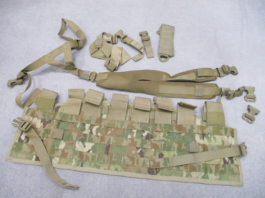 USGI MOLLE II Tactical Assault Panel TAP Scorpion OCP Chest Rig Propper Excellent