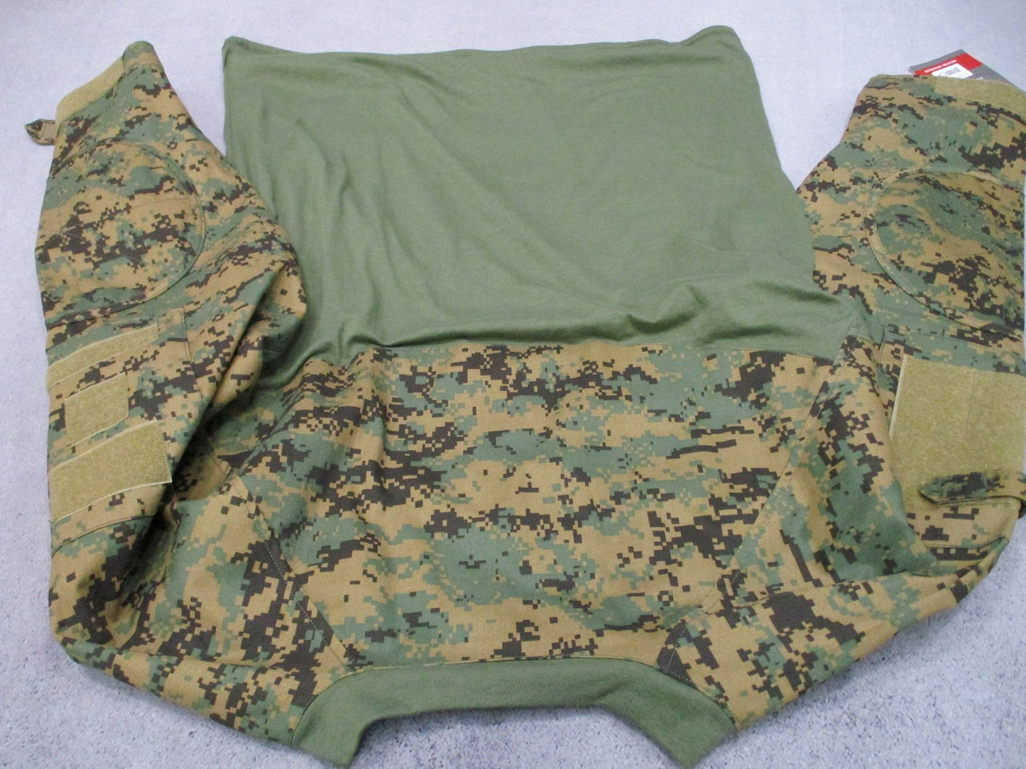 New Rothco Tactical Airsoft Combat Shirt Woodland Digital Camo Size XL 45030