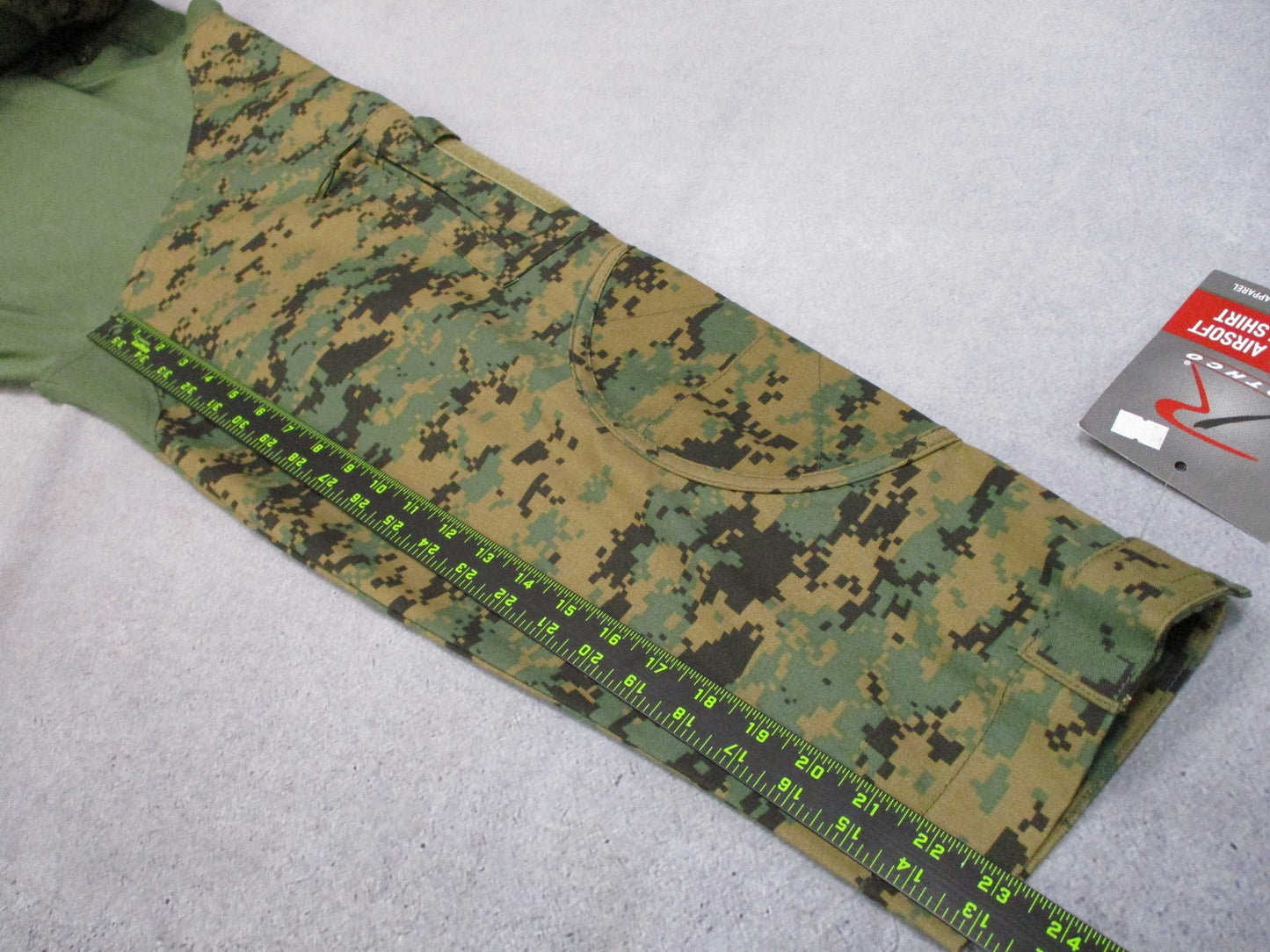 New Rothco Tactical Airsoft Combat Shirt Woodland Digital Camo Size XL 45030