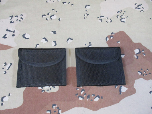 2x Hero's Pride 1082 Double Glove Pouch Duty Belt Tactical Gear Black