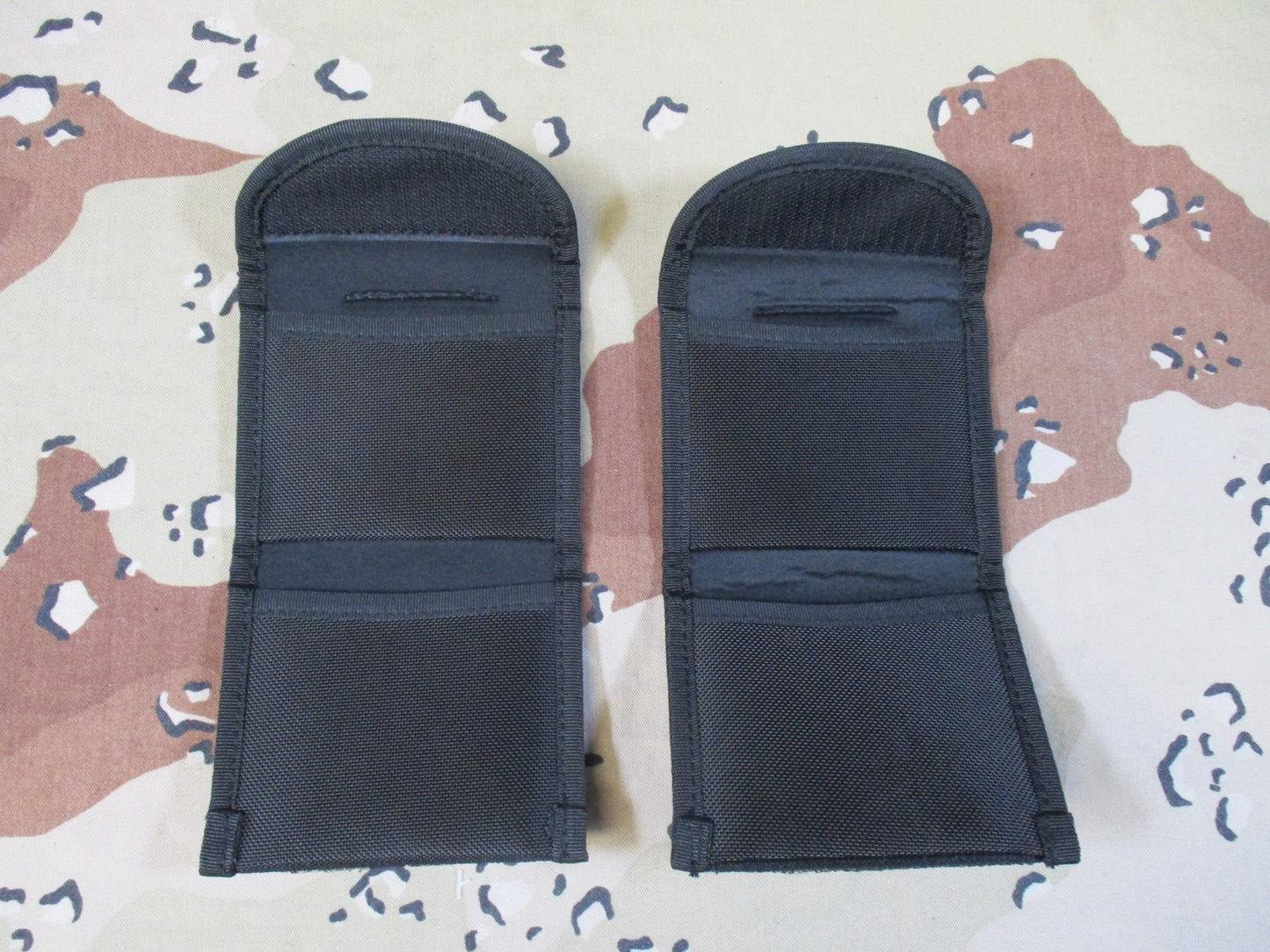 2x Hero's Pride 1082 Double Glove Pouch Duty Belt Tactical Gear Black