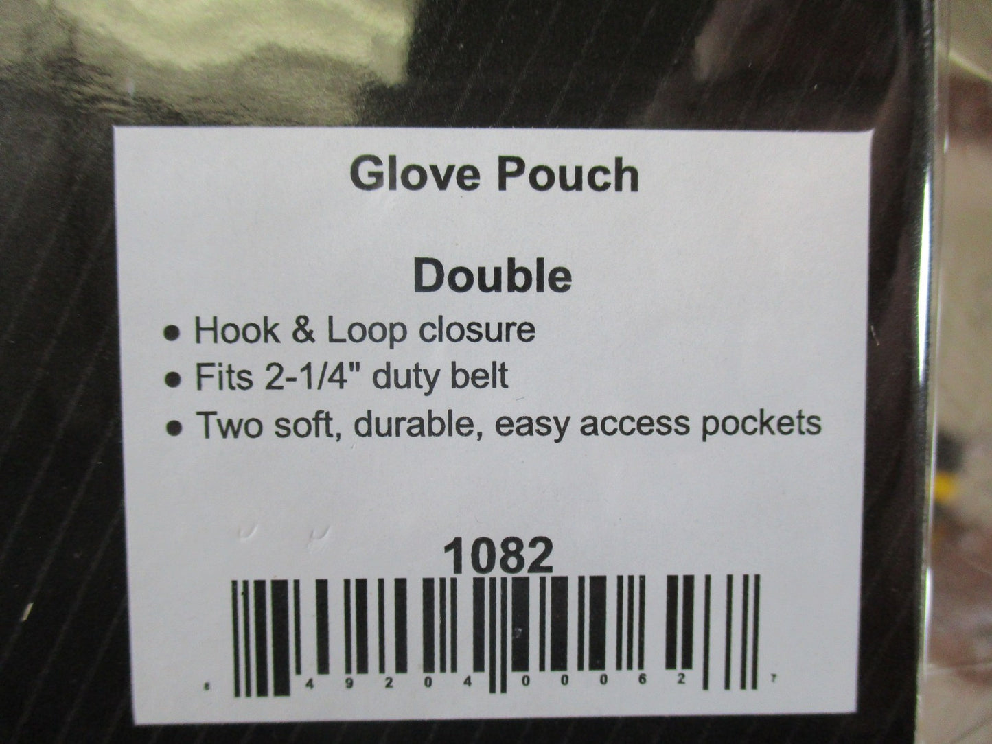 2x Hero's Pride 1082 Double Glove Pouch Duty Belt Tactical Gear Black