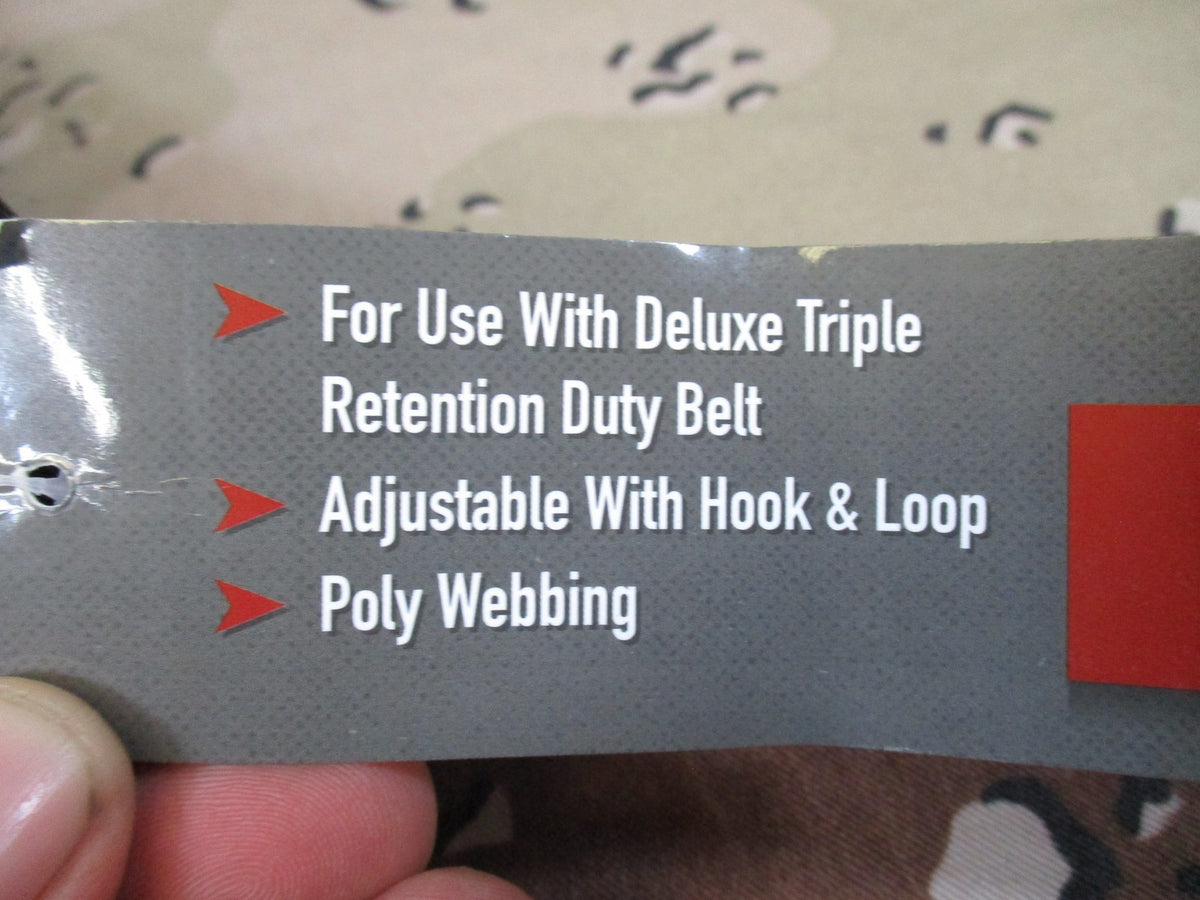 Rothco Duty Belt Inner Liner 32-38" Adjustable Poly Webbing Black 10677 New