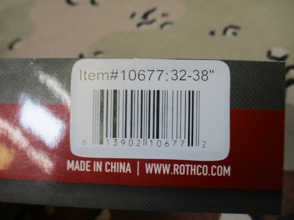 Rothco Duty Belt Inner Liner 32-38" Adjustable Poly Webbing Black 10677 New
