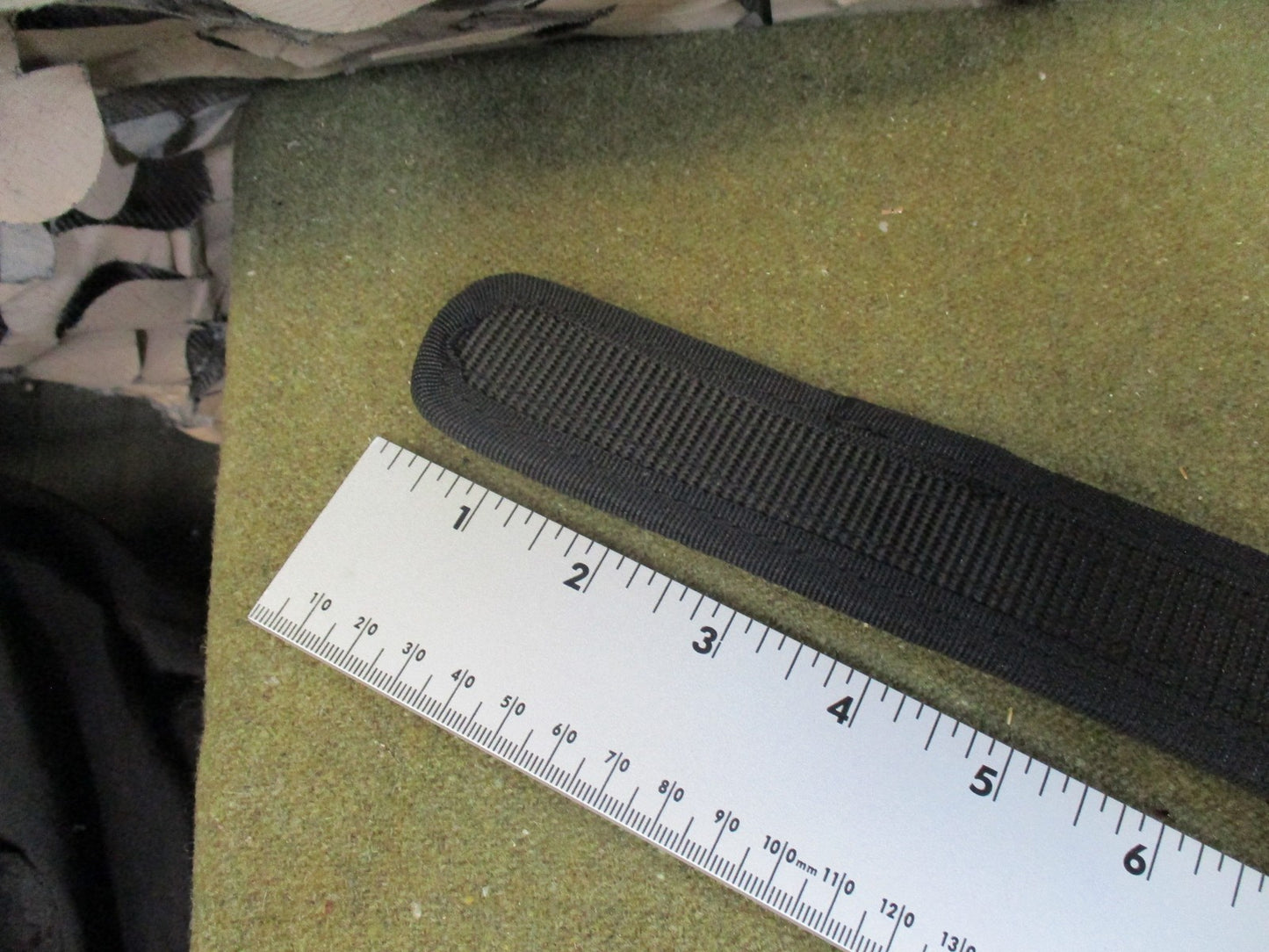 New Rothco Deluxe Duty Belt Liner 46-50" Black Adjustable Hook & Loop 10677