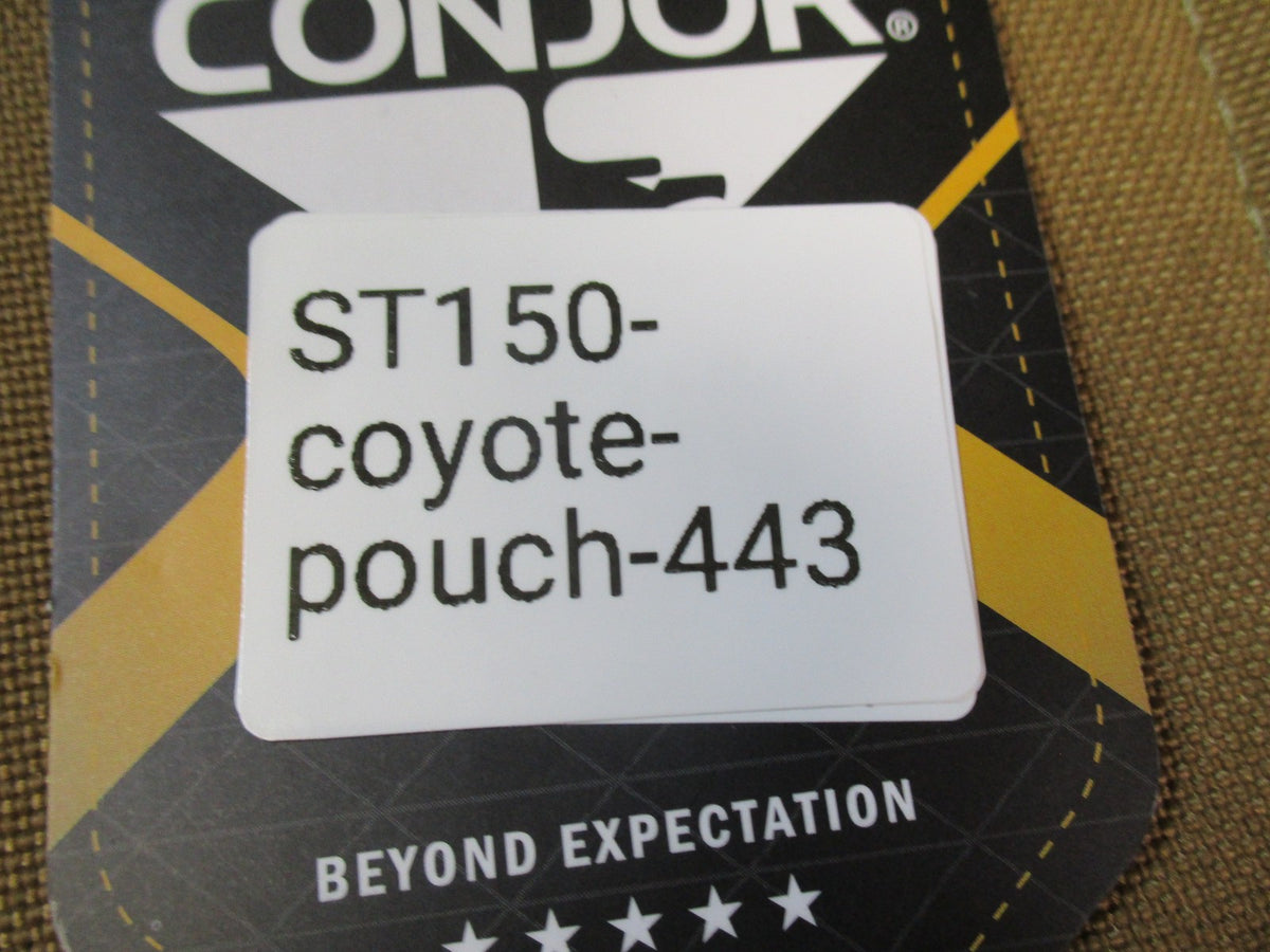 New Condor Arsenal Knife Carry Case Coyote Brown Tactical Storage Pouch 221038