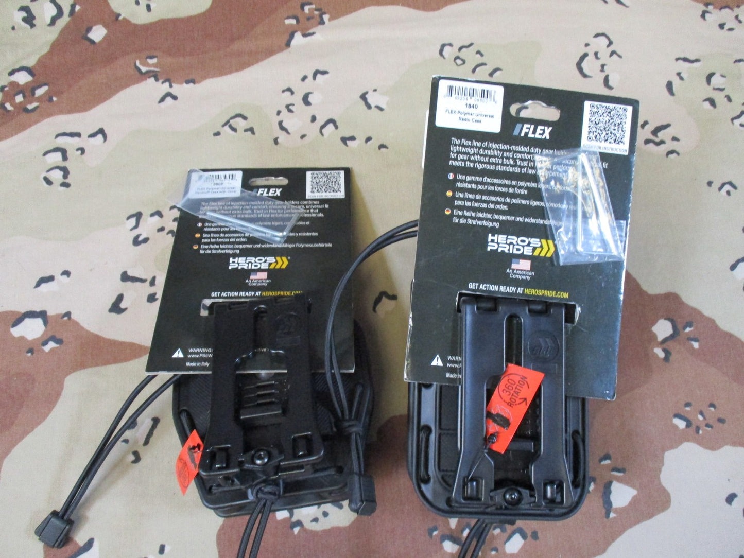 Hero’s Pride FLEX Polymer Gear Set – Radio Pouch + Cuff Pouch – NEW in Package