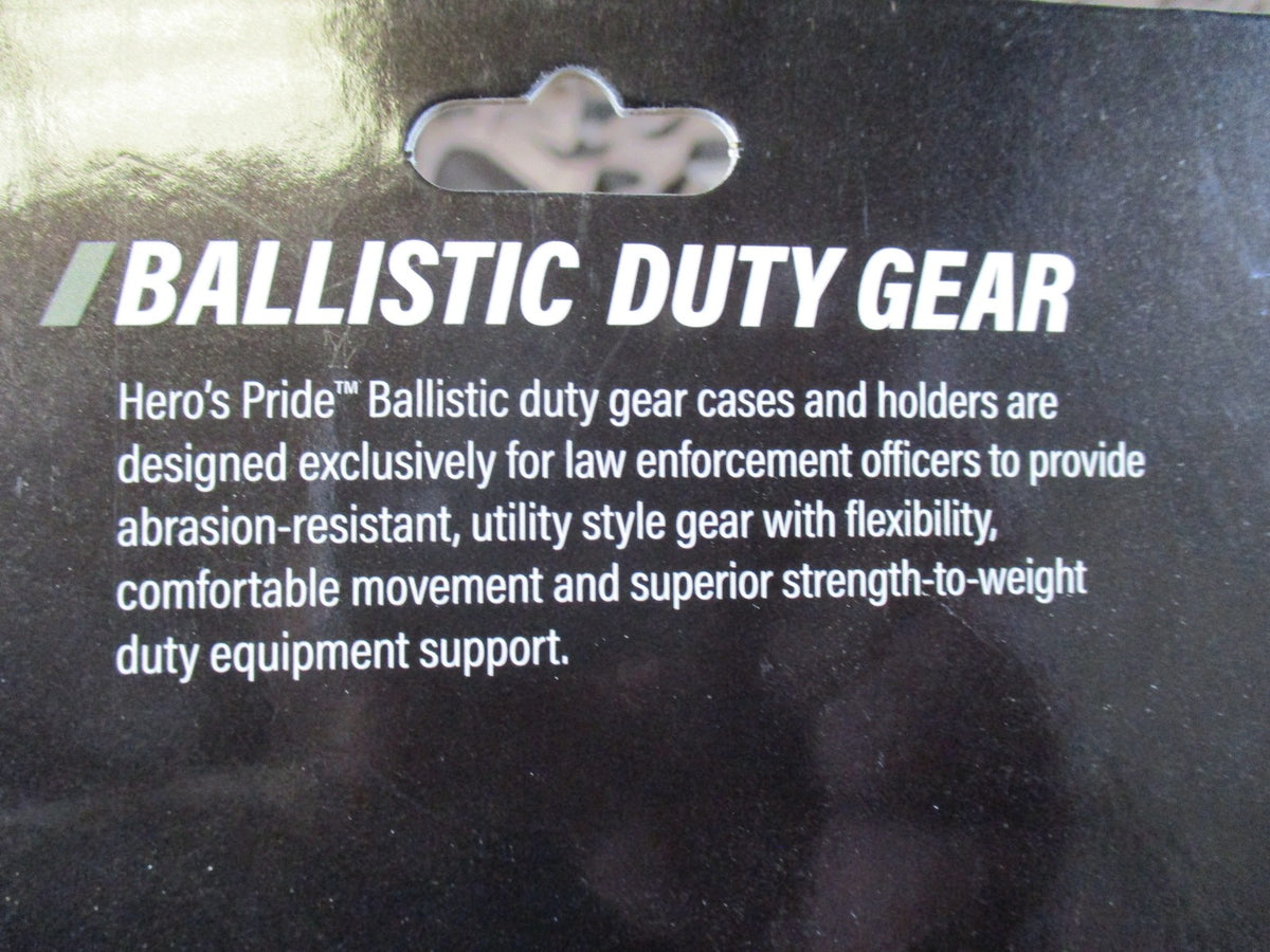 Hero's Pride 1066 Ballistic Flashlight Holder Duty Pouch Fits 2-1/4" Belt New