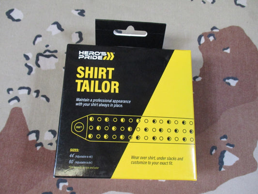 Hero's Pride Shirt Tailor Uniform Shirt Stay Belt - Adjustable Cut-to-Fit 60"