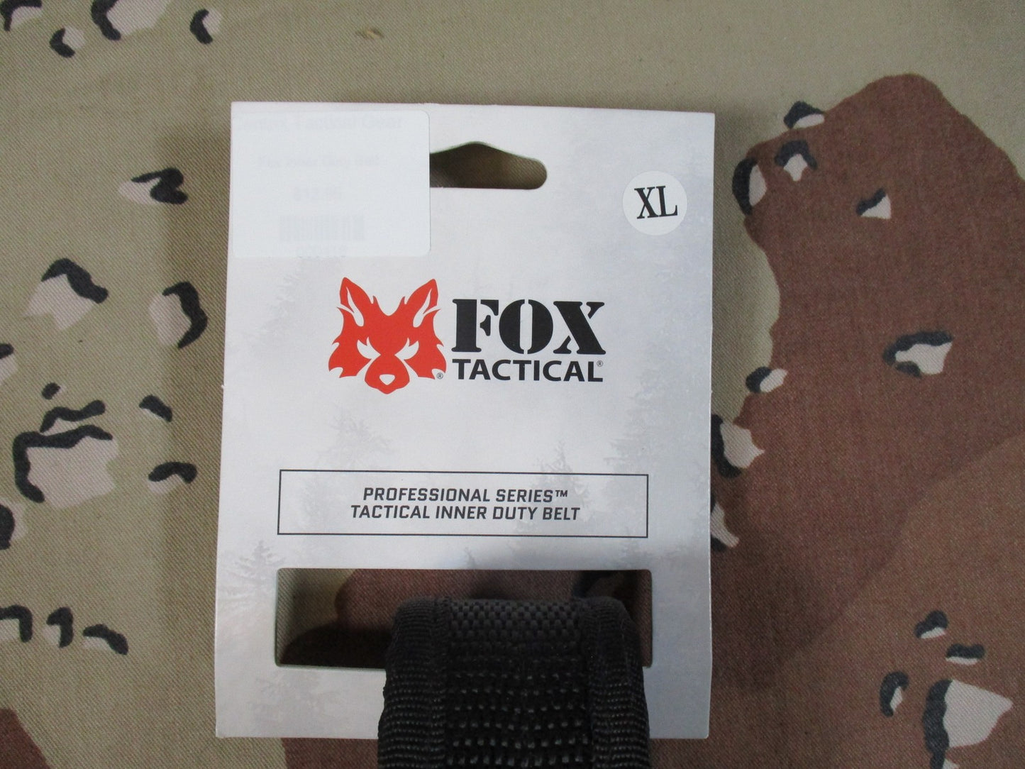 Fox Tactical Professional Series Inner Duty Belt Black Size XL New