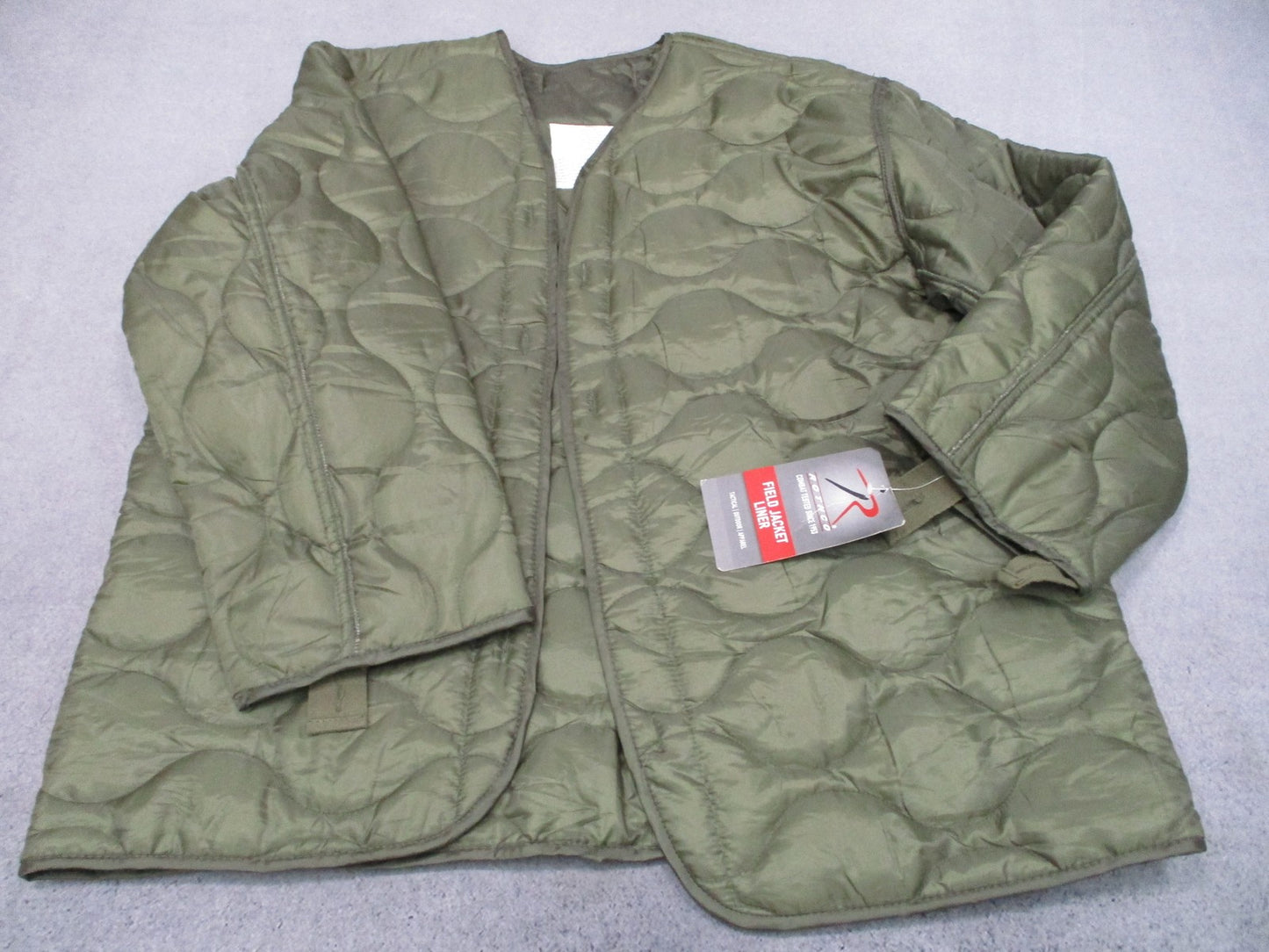 New Rothco M-65 Field Jacket Liner Olive Drab Quilted Thermal Coat Insert Small