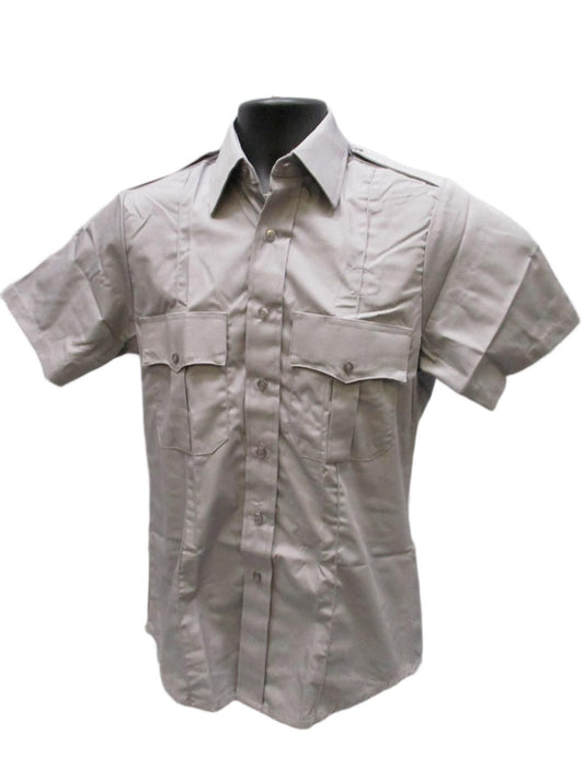 Rothco Tactical Duty Shirt Grey Short Sleeve NEW EMT Security LEO Button-Up