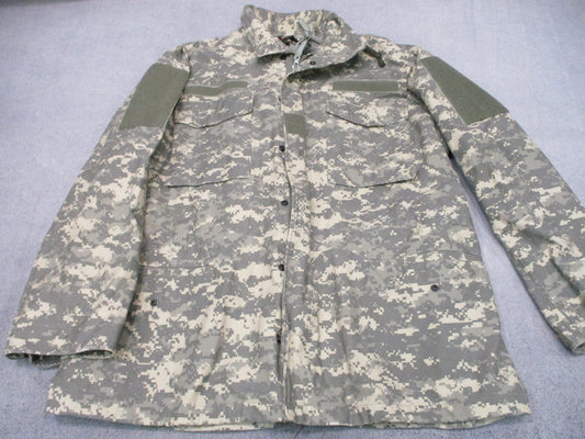 Tru-Spec UCP Digital Camo ACU Field Coat Jacket Large Long Military Style