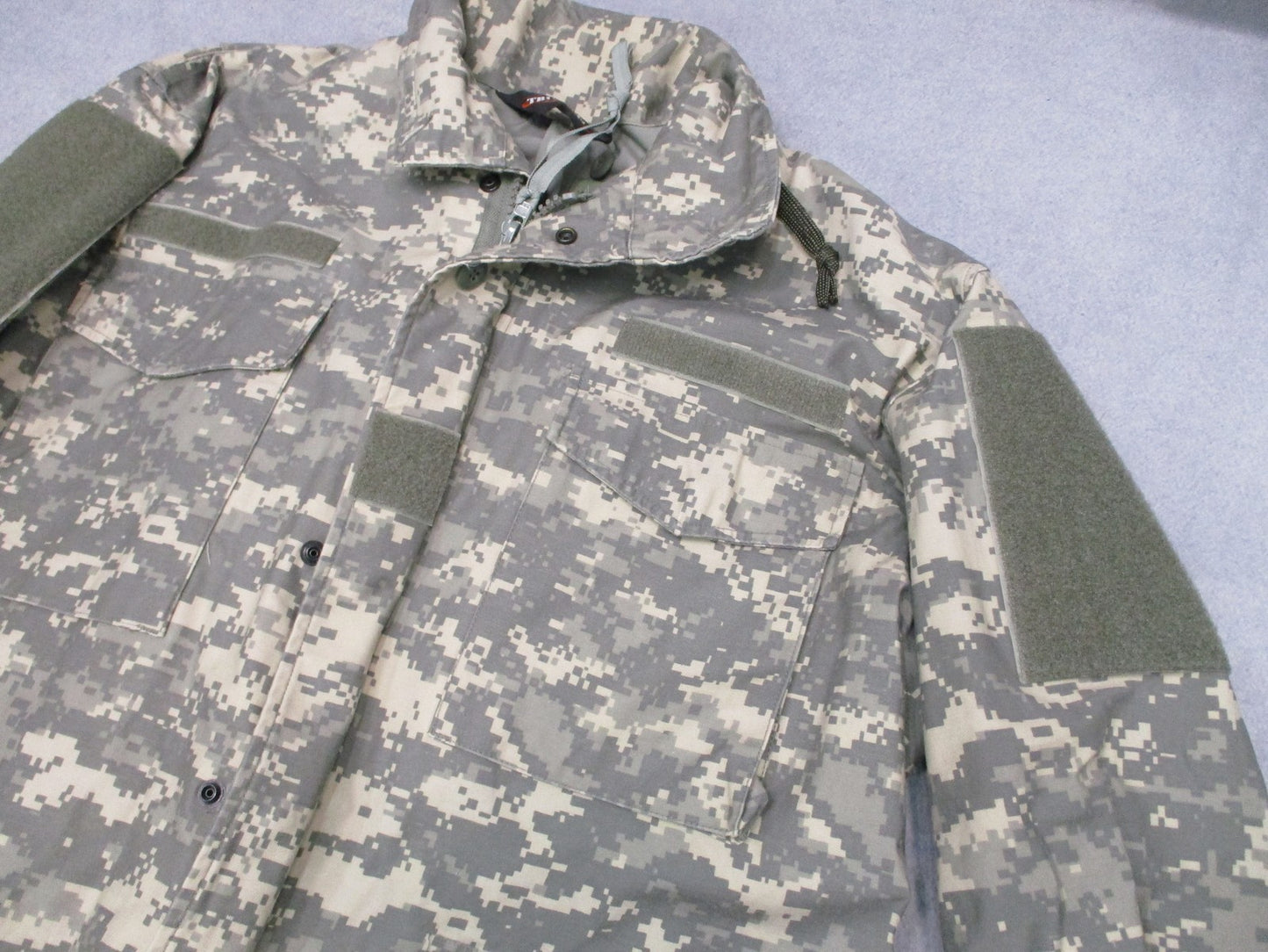 Tru-Spec UCP Digital Camo ACU Field Coat Jacket Large Long Military Style