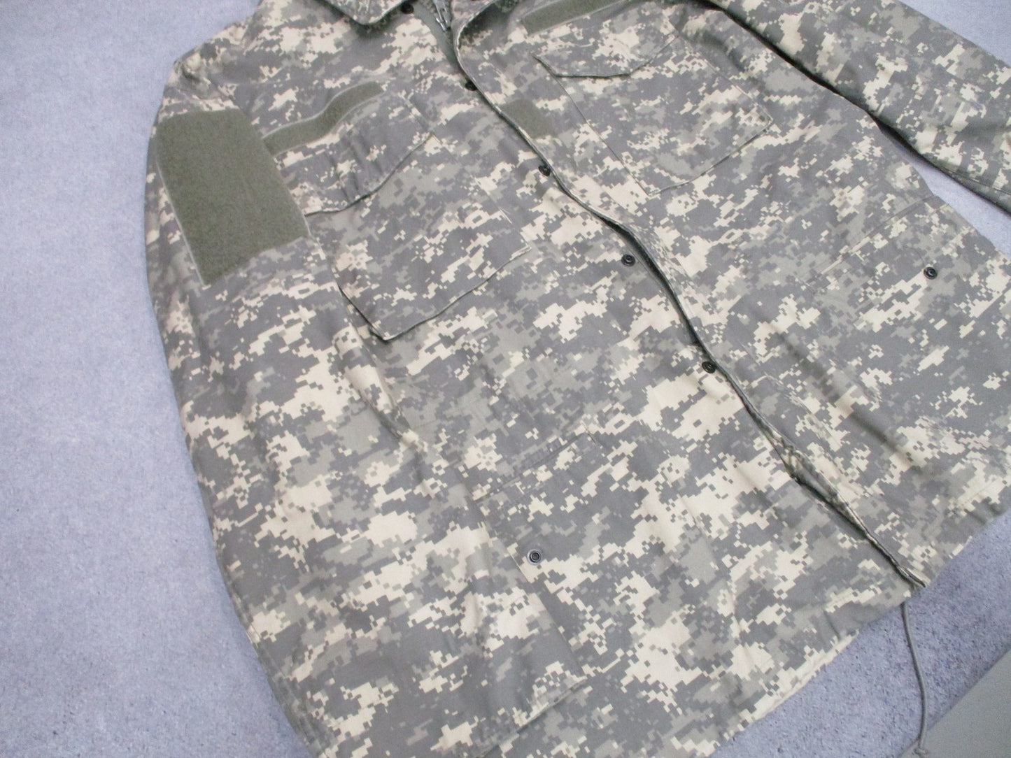 Tru-Spec UCP Digital Camo ACU Field Coat Jacket Large Long Military Style