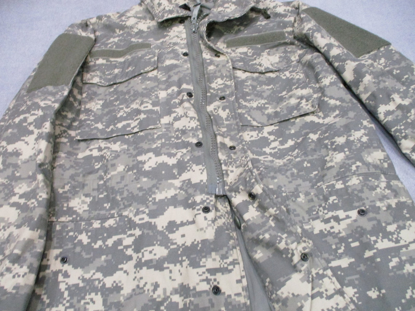 Tru-Spec UCP Digital Camo ACU Field Coat Jacket Large Long Military Style