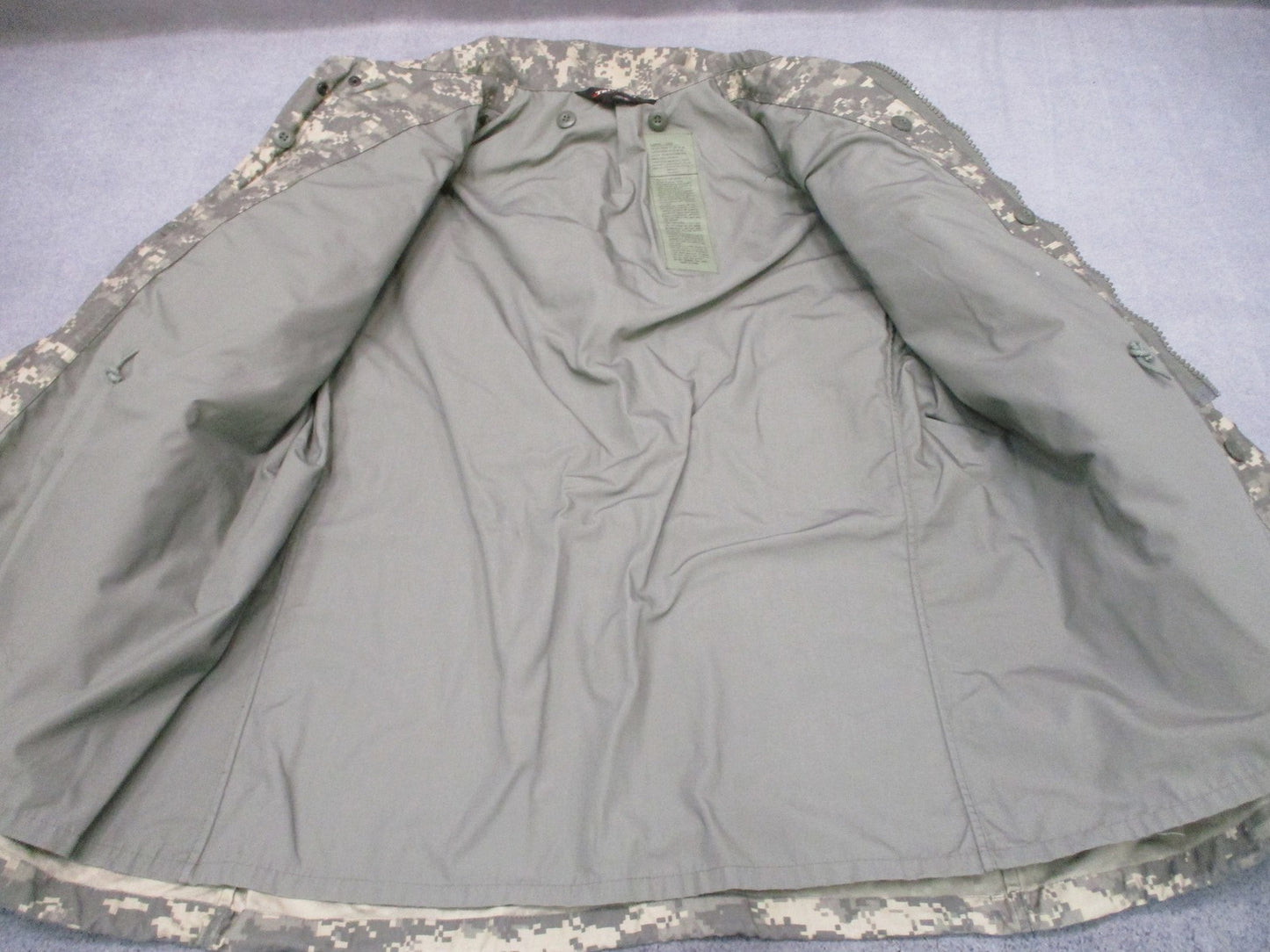 Tru-Spec UCP Digital Camo ACU Field Coat Jacket Large Long Military Style