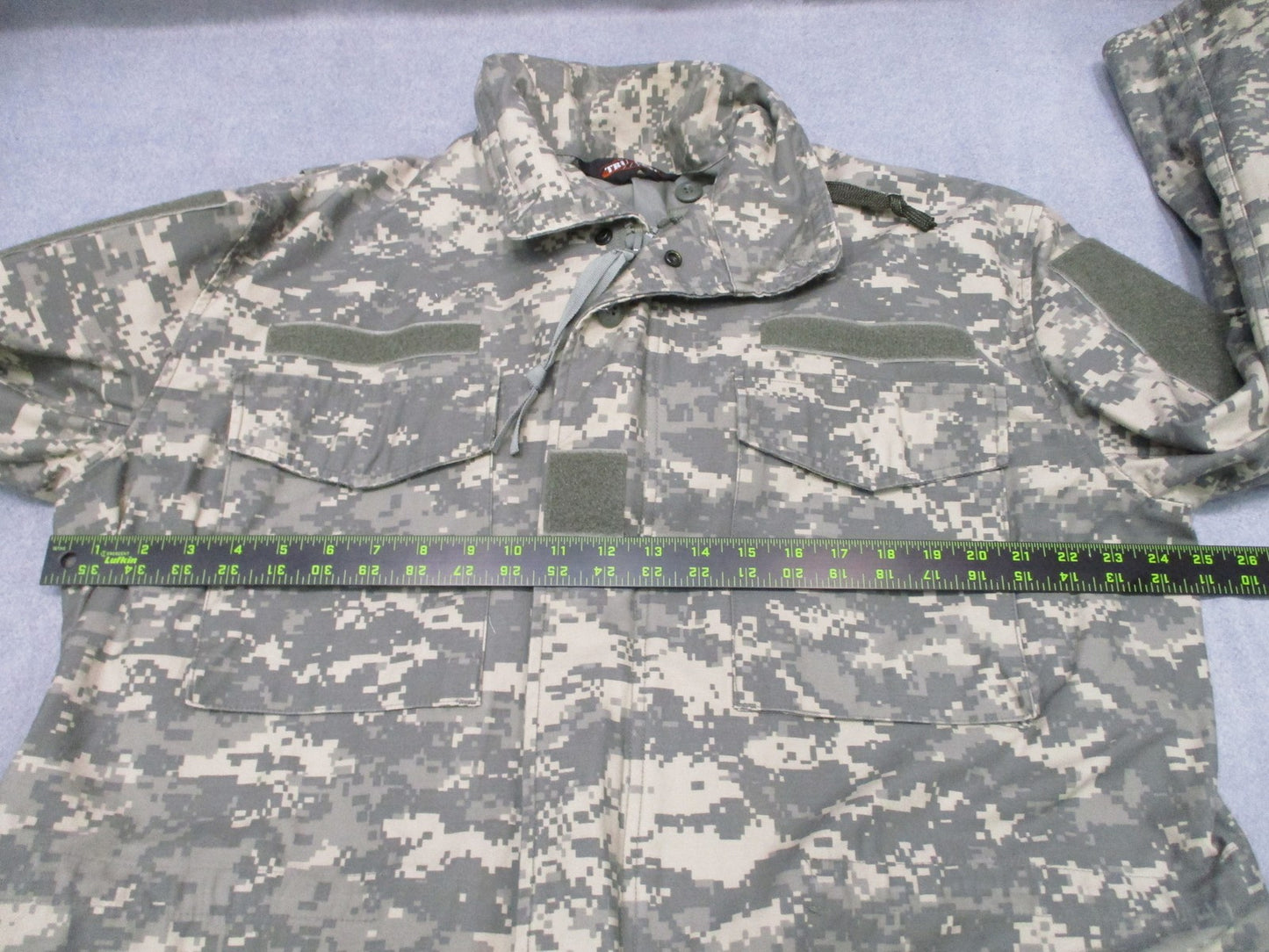 Tru-Spec UCP Digital Camo ACU Field Coat Jacket Large Long Military Style
