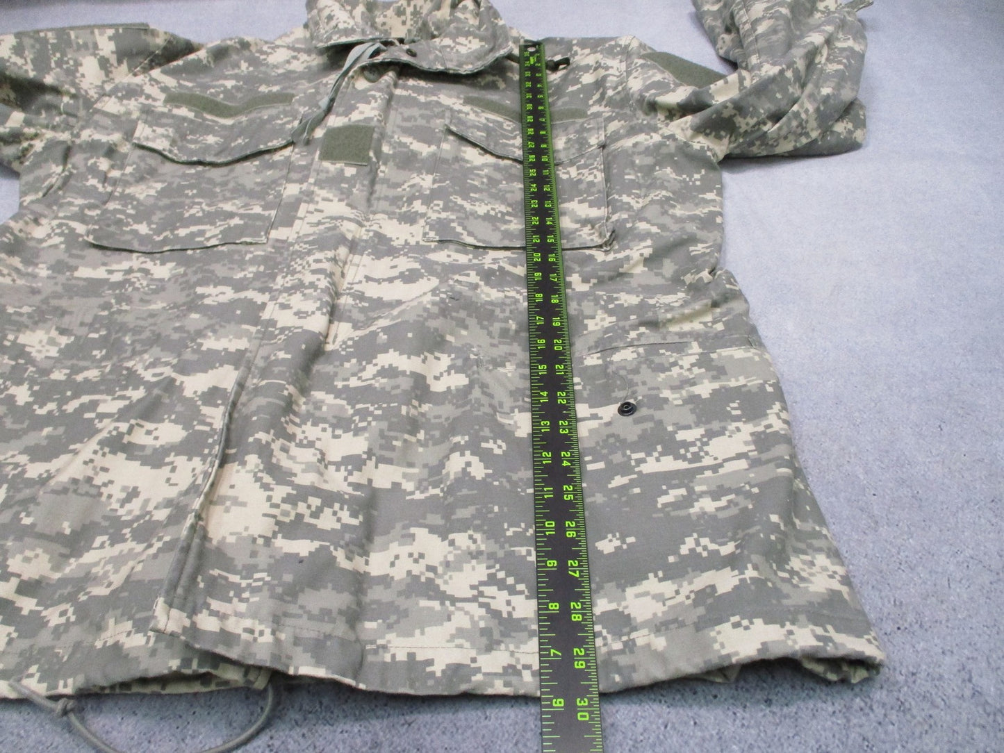 Tru-Spec UCP Digital Camo ACU Field Coat Jacket Large Long Military Style
