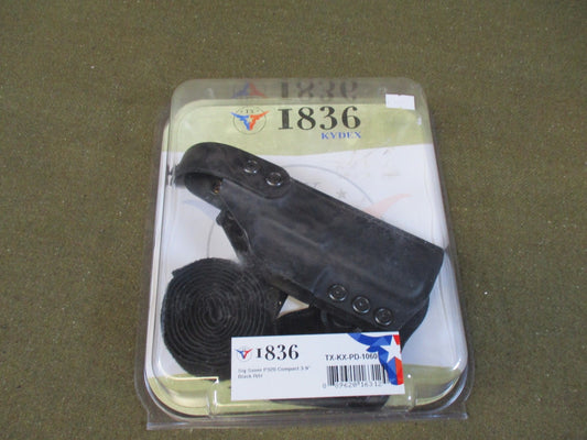 1836 Kydex Holster for Sig Sauer P320 Compact 3.9" Right Hand Black Tactical