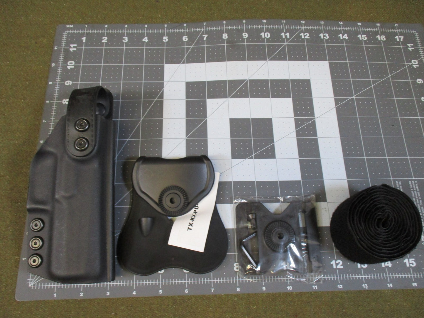 1836 Kydex Holster for Sig Sauer P320 Compact 3.9" Right Hand Black Tactical
