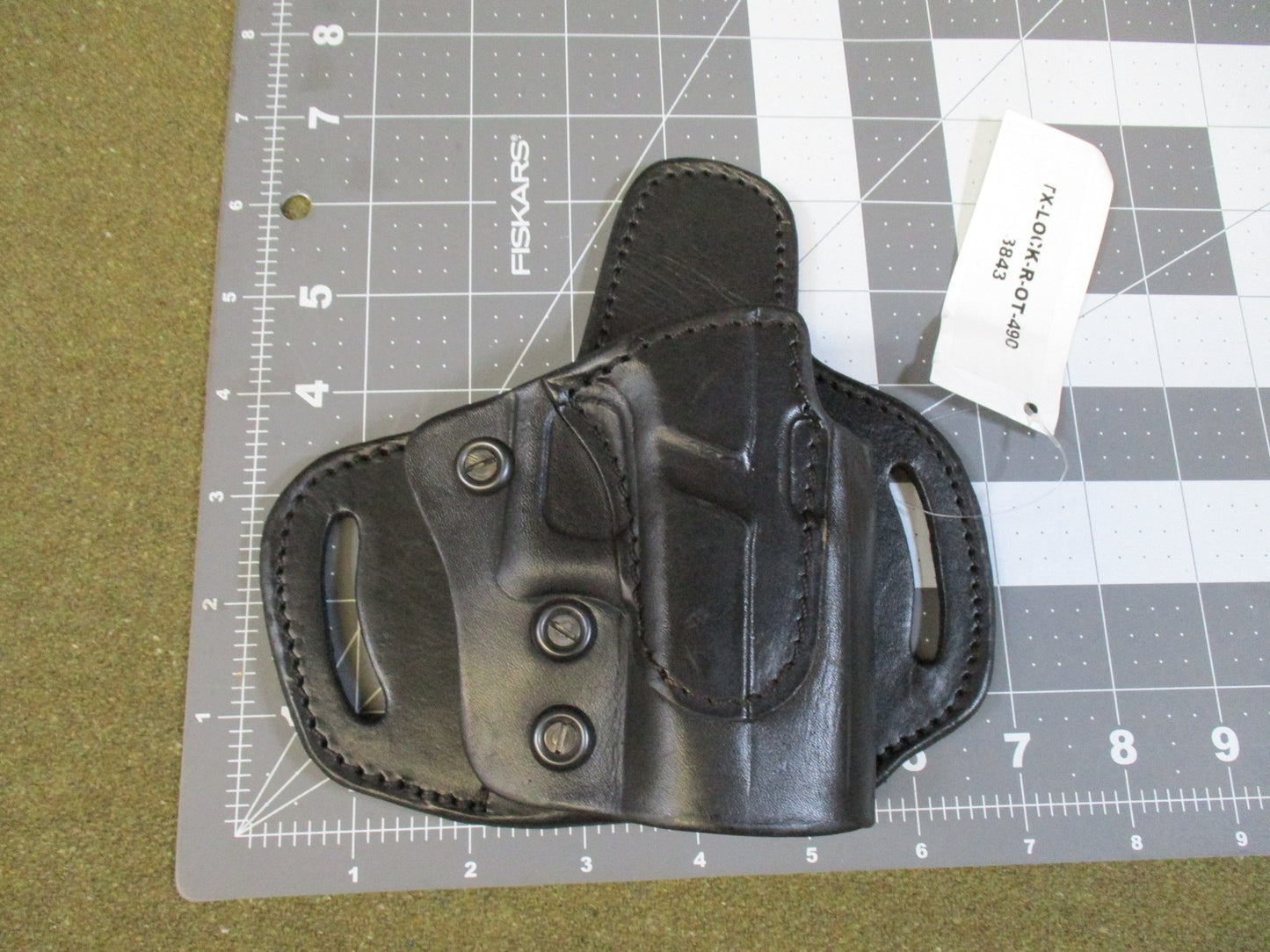 1836 by Tagua Leather Optic Ready Holster for Sig Sauer P365 Right Hand Black