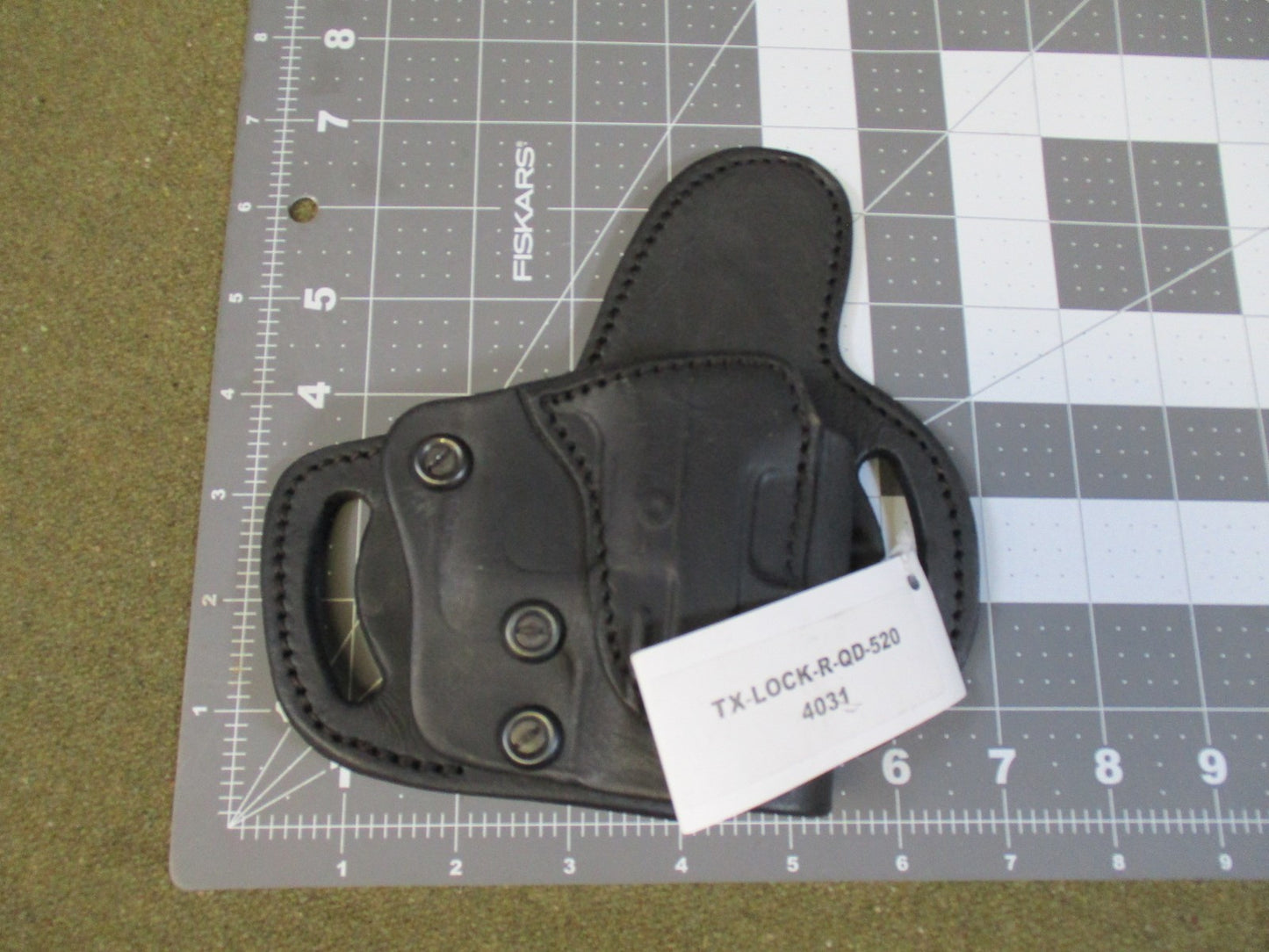 1836 by Tagua TX-LOCK-R-QD-520 Optic Ready Leather Holster Glock 19 Sig P320