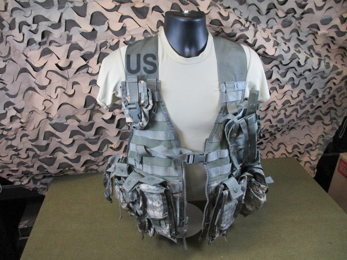 us army infantry gear FLC vest set acu ucp camo fighting load tactical lot