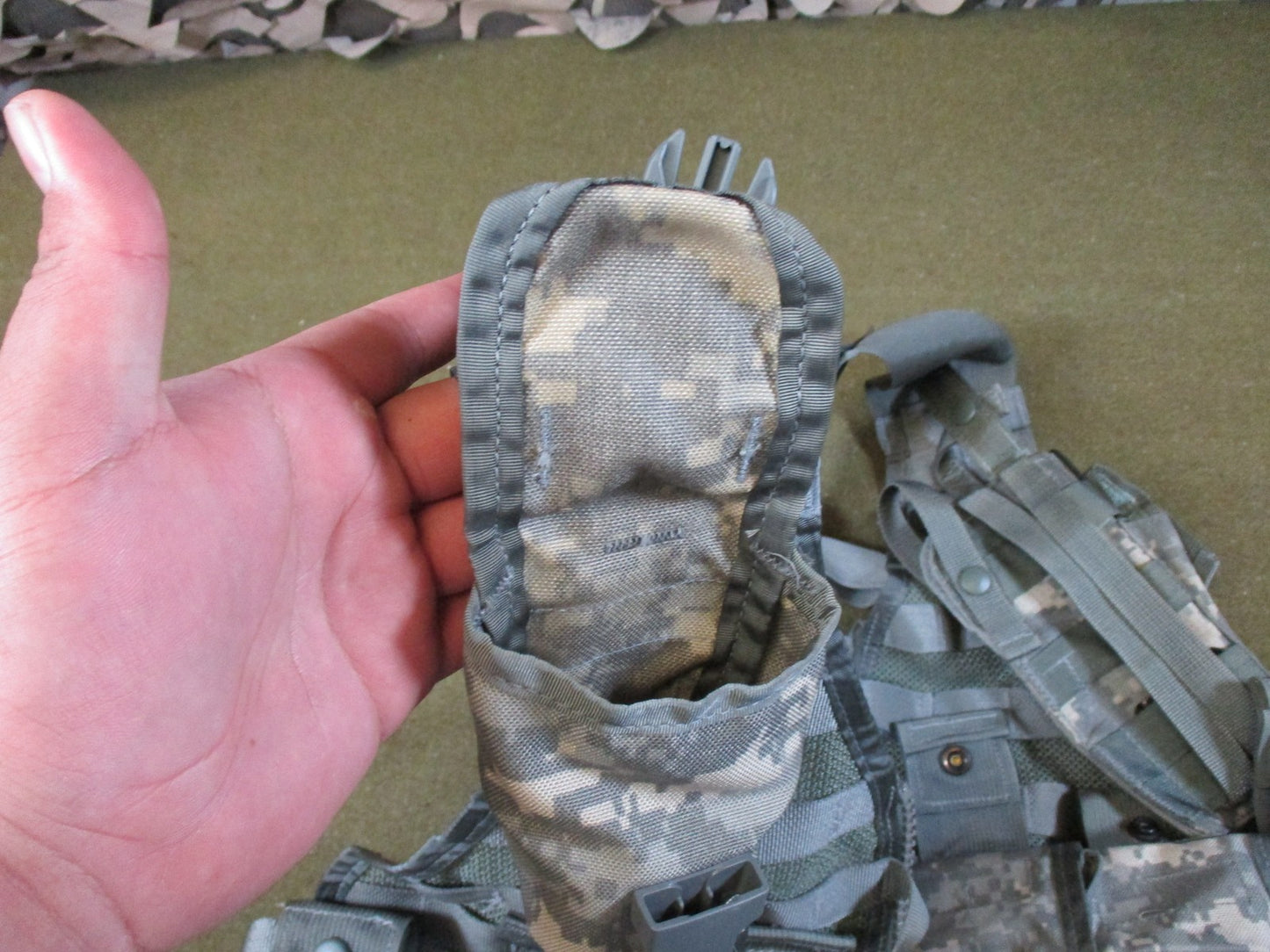 us army infantry gear FLC vest set acu ucp camo fighting load tactical lot