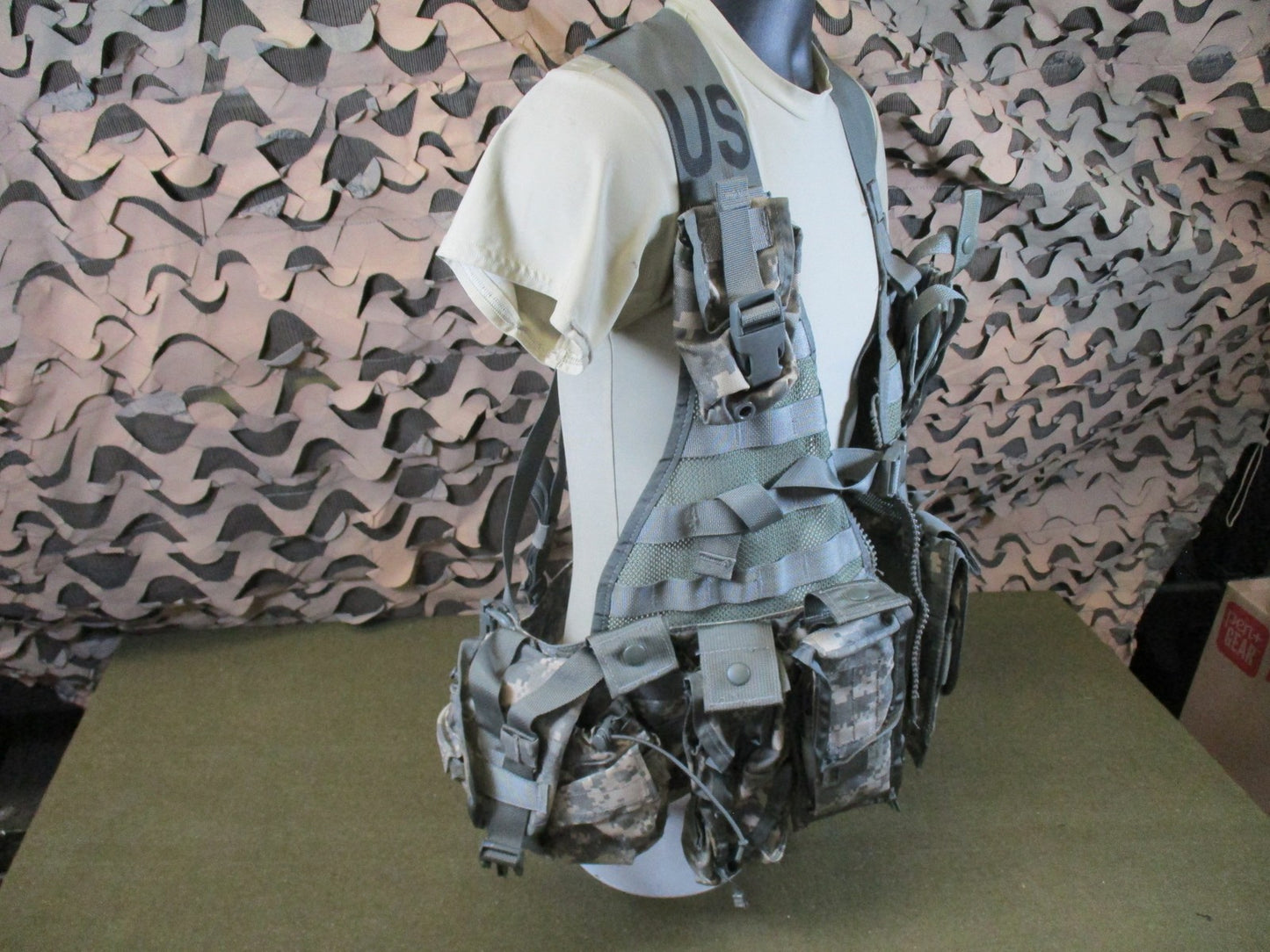 us army infantry gear FLC vest set acu ucp camo fighting load tactical lot