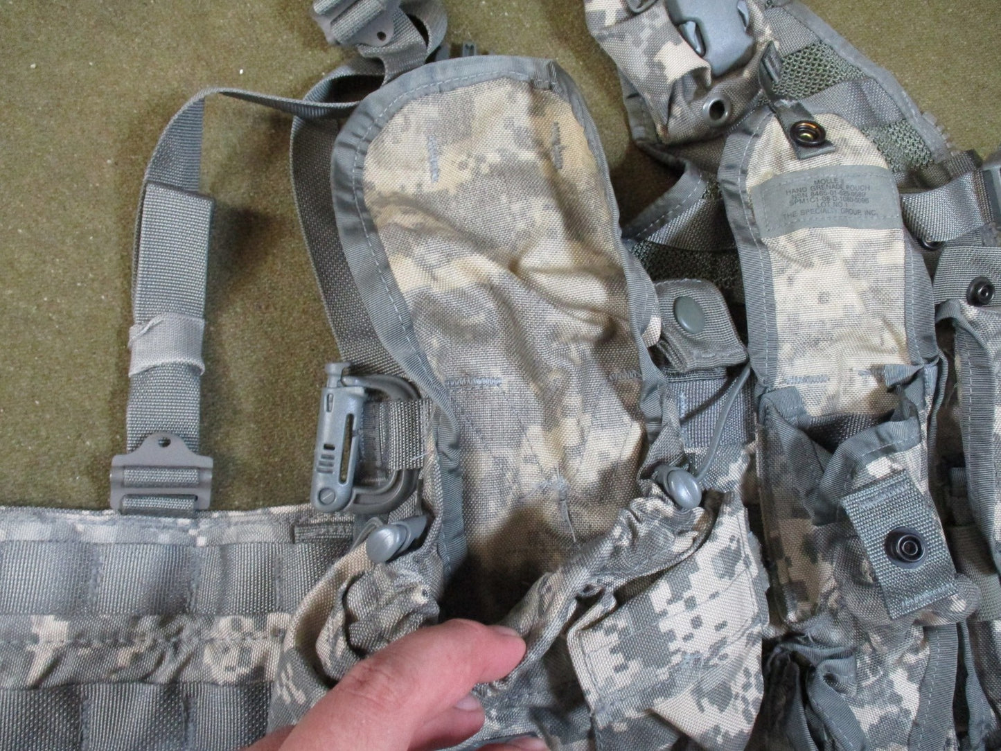 us army infantry gear FLC vest set acu ucp camo fighting load tactical lot