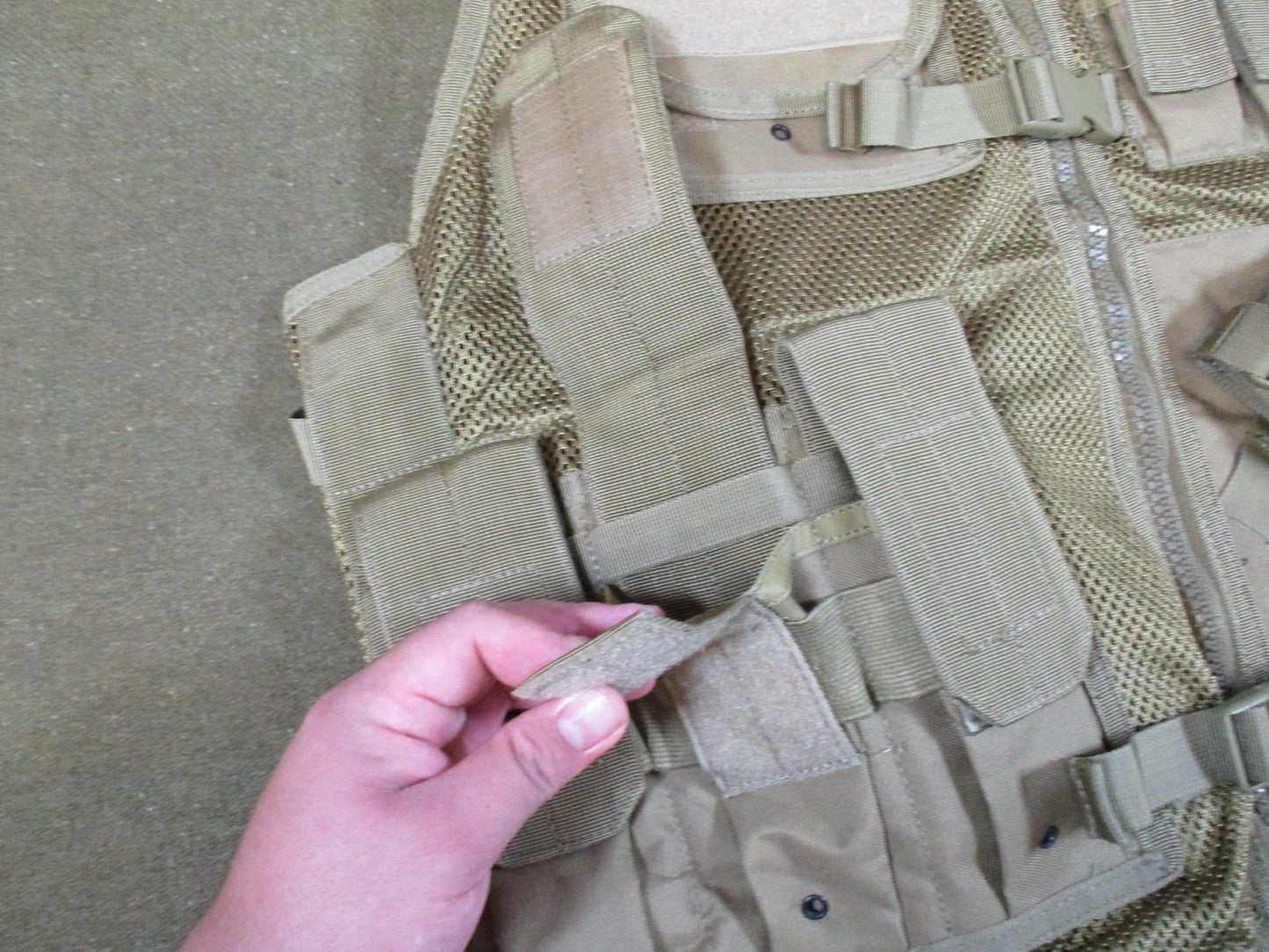 Condor Tactical Mesh Vest Coyote Tan Size XL Modular Utility Gear New