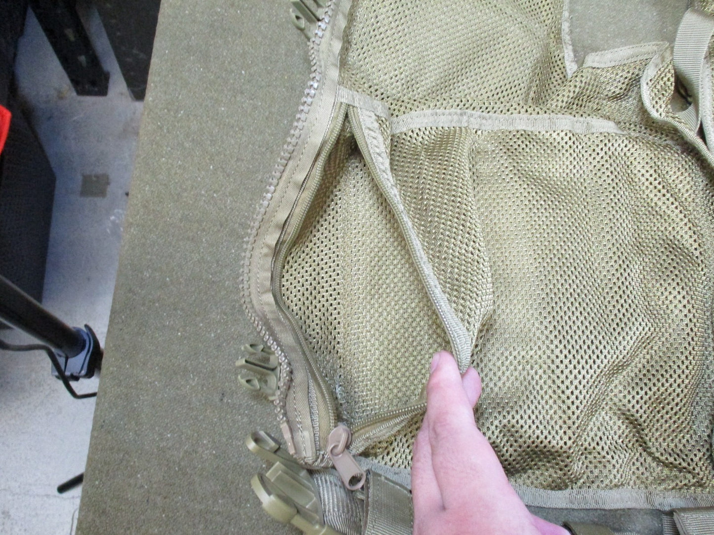 Condor Tactical Mesh Vest Coyote Tan Size XL Modular Utility Gear New