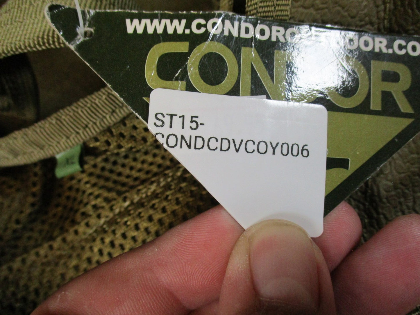 Condor Tactical Mesh Vest Coyote Tan Size XL Modular Utility Gear New