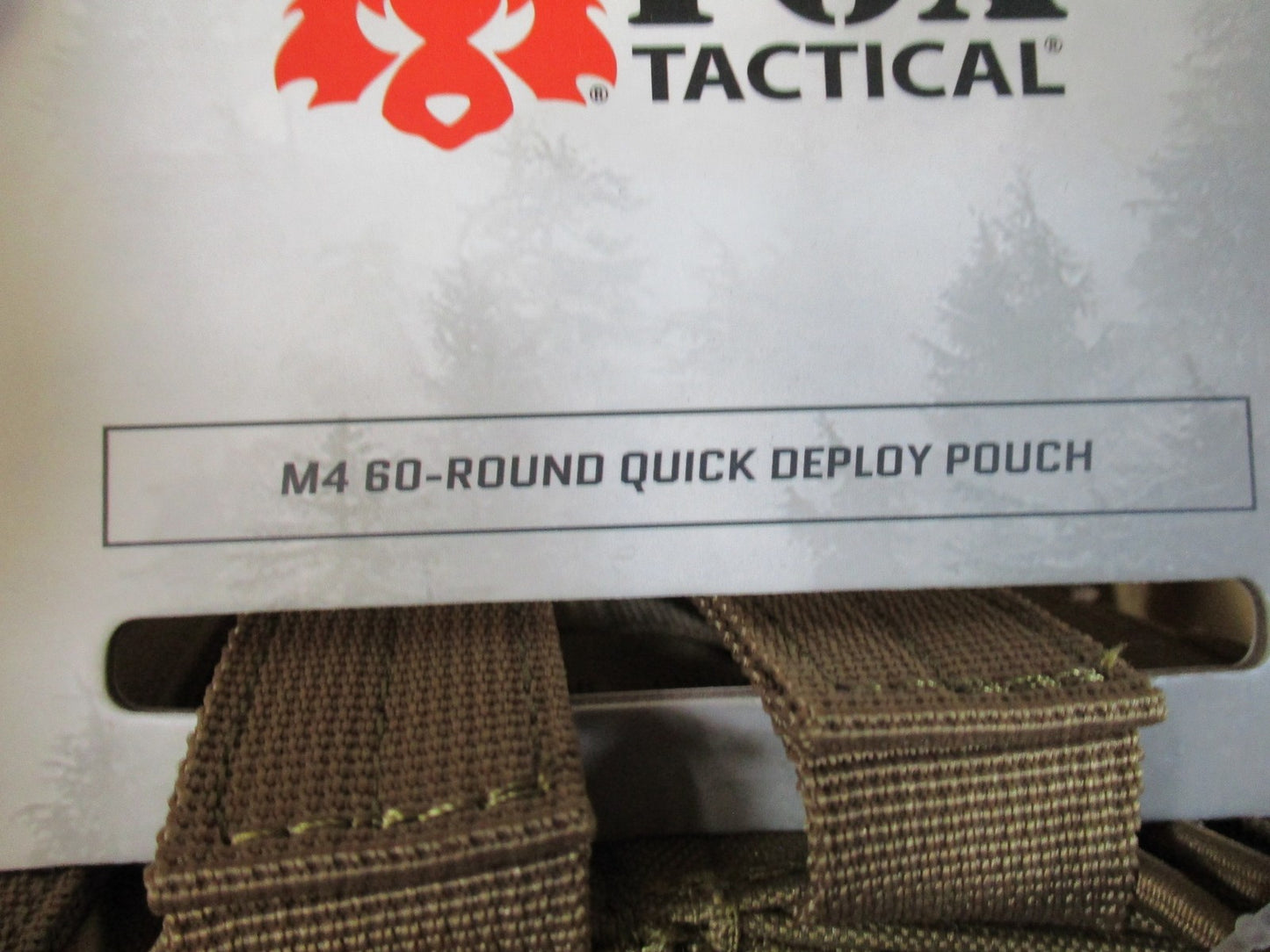 Lot of 4 Fox Tactical MOLLE Pouches Flash Bang M4 Mag Pouch New