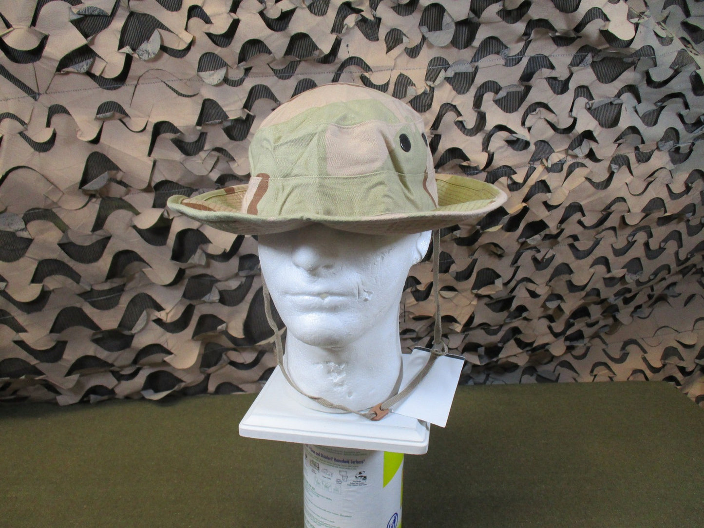 New US Military Issue Boonie Hat Desert Camouflage Type II Size 7 3/8