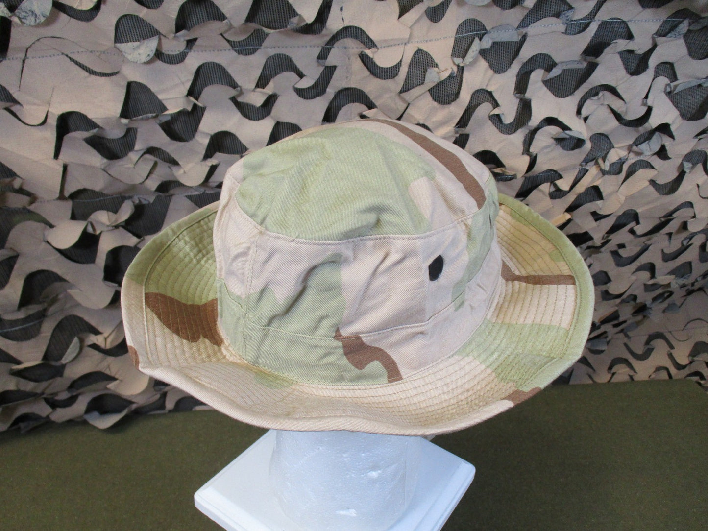 New US Military Issue Boonie Hat Desert Camouflage Type II Size 7 3/8