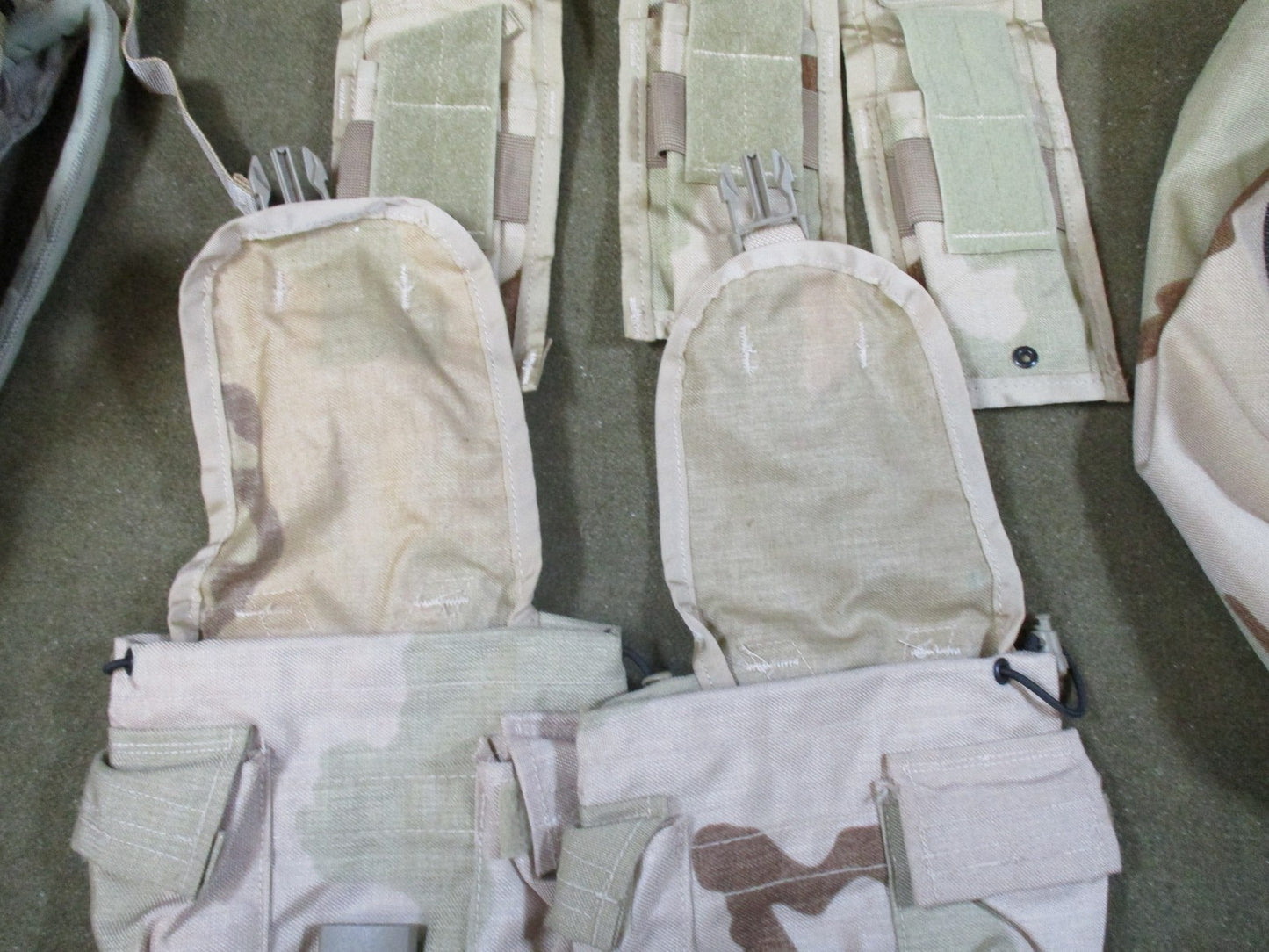 US Military MOLLE II FLC Vest Set Desert Camo w/ hydration & Pouches Surplus