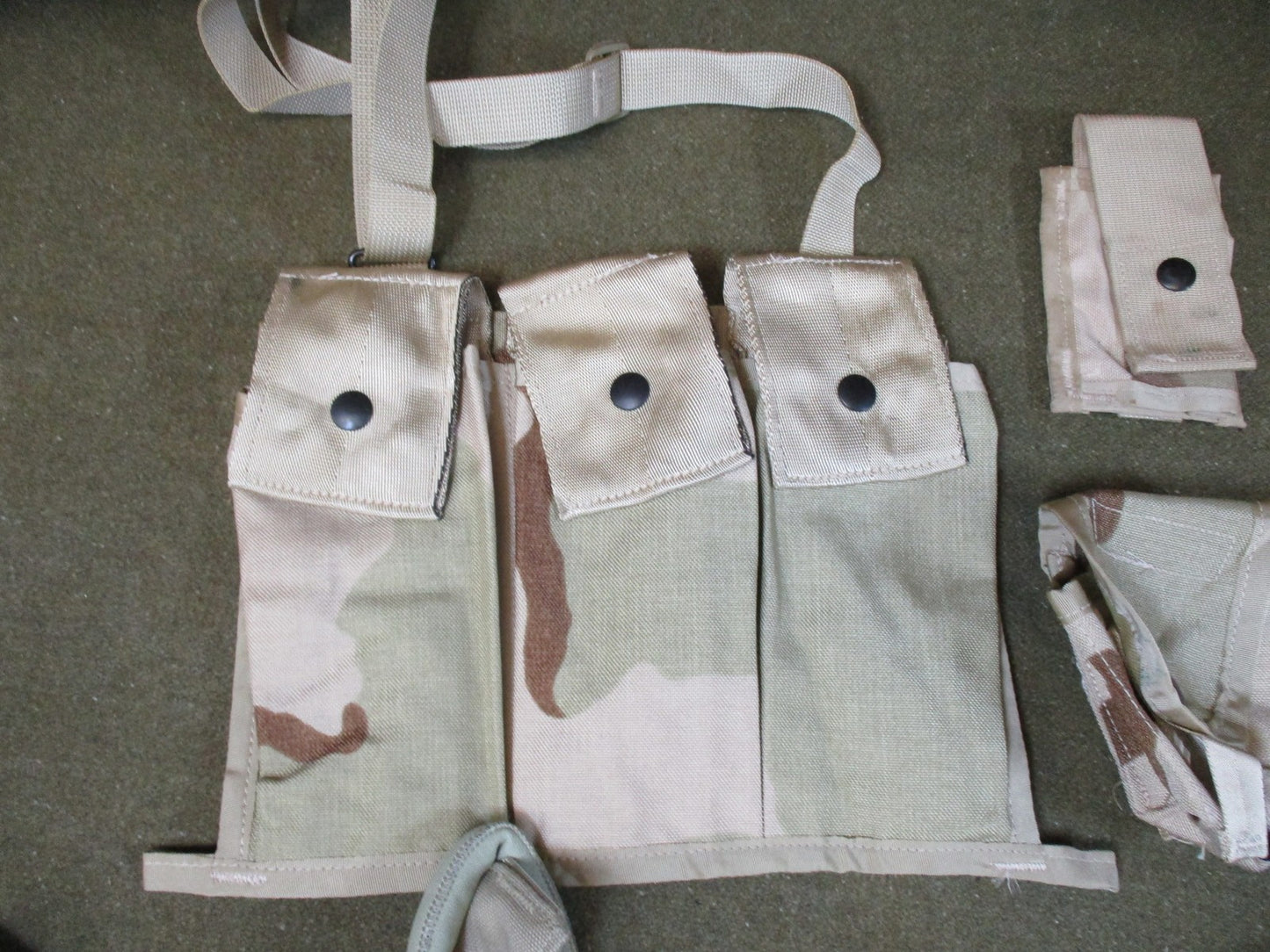 US Military MOLLE II FLC Vest Set Desert Camo w/ hydration & Pouches Surplus