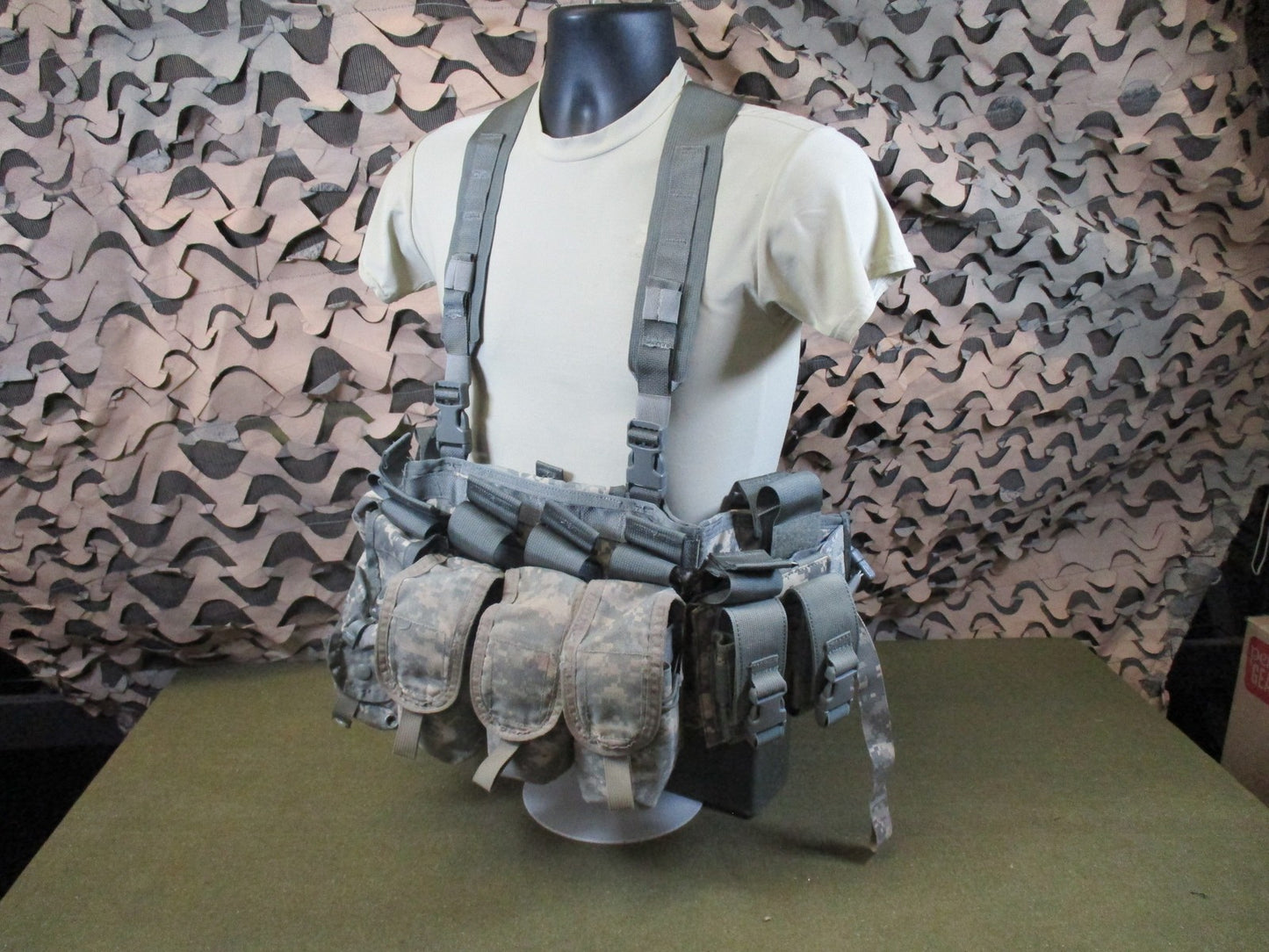 US Military MOLLE II Tactical Assault Panel TAP UCP Camo Chest Rig ranger set