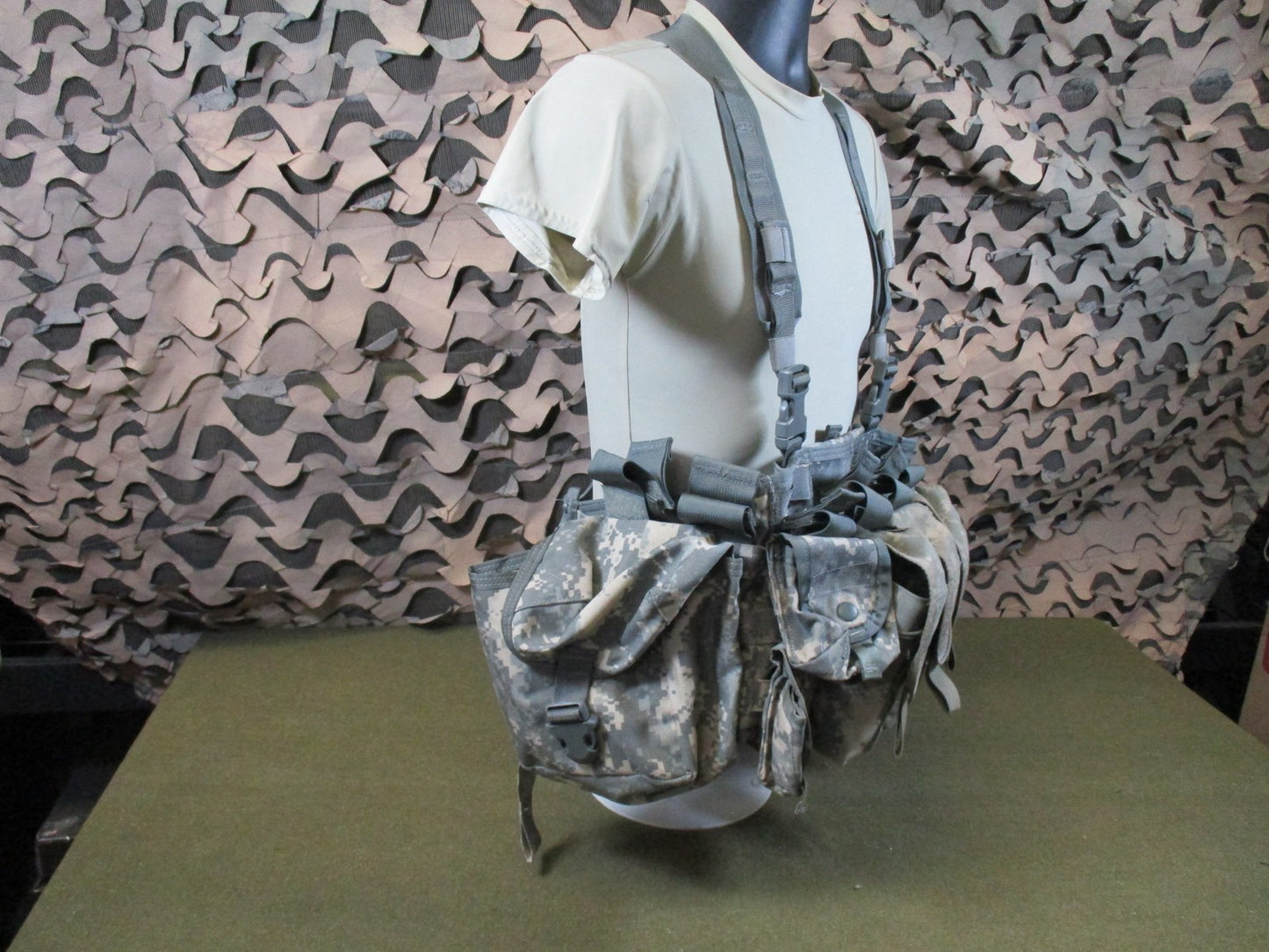 US Military MOLLE II Tactical Assault Panel TAP UCP Camo Chest Rig ranger set