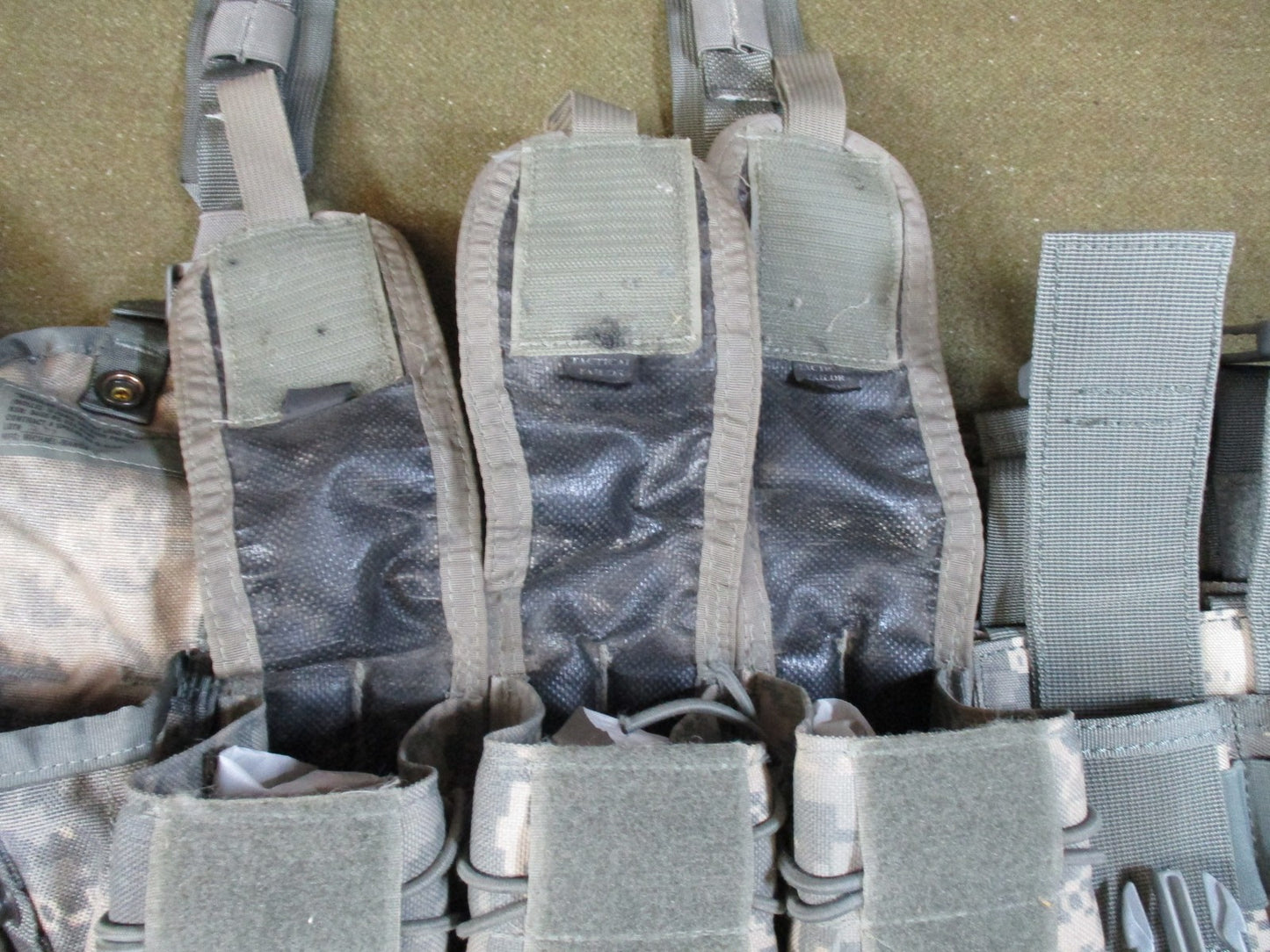 US Military MOLLE II Tactical Assault Panel TAP UCP Camo Chest Rig ranger set