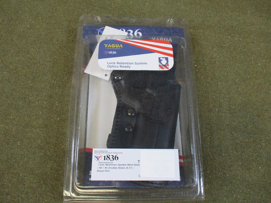 1836 Tagua Leather Lock Retention Holster Optics Ready Right Hand 9mm .40 .45