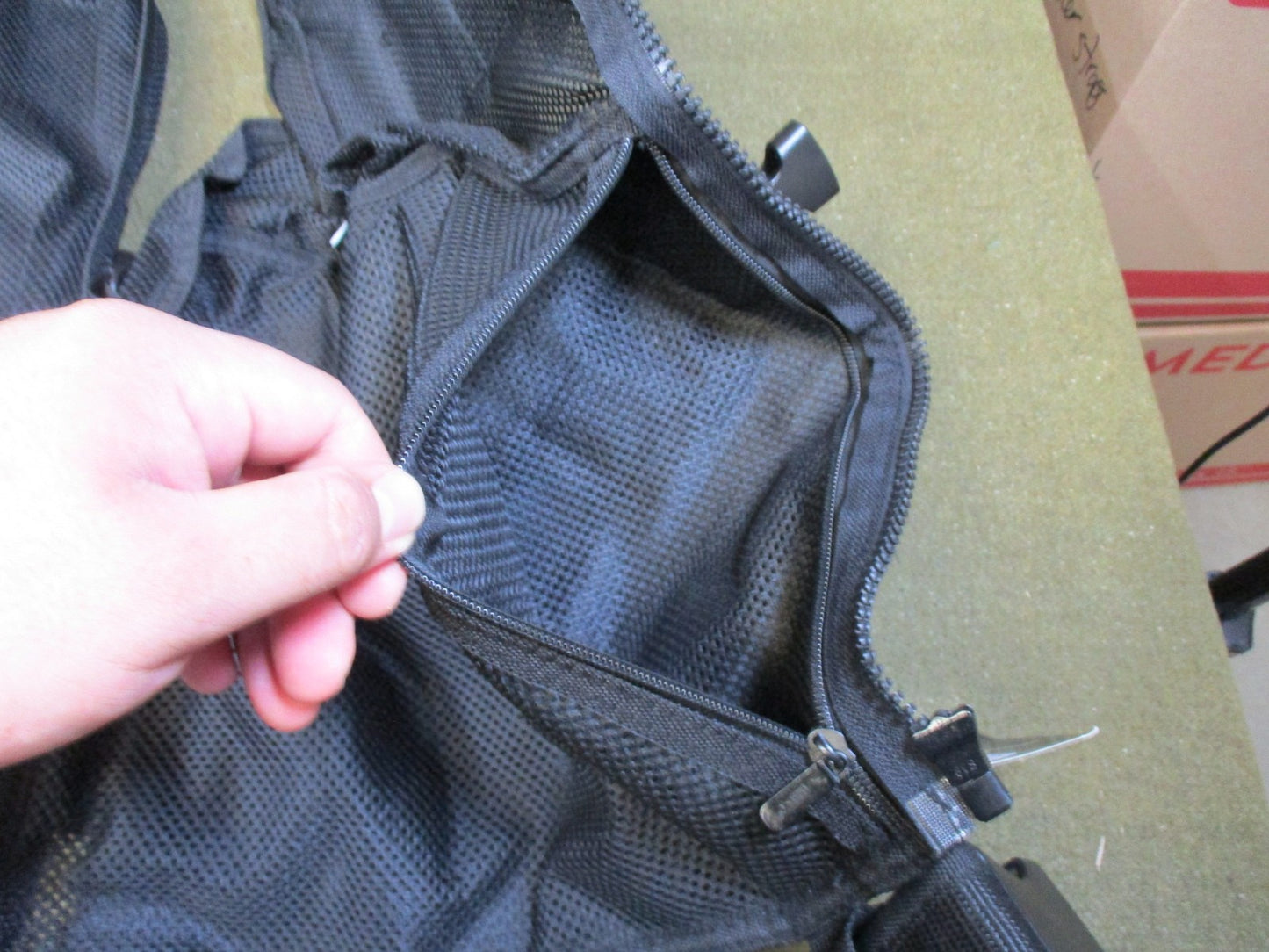 Tactical Modular Mesh Vest with Integrated Holster and Magazine Pouches Black