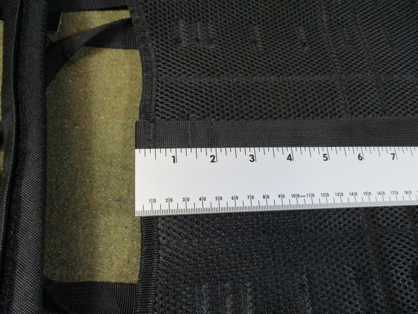 Tactical Mesh MOLLE Vest Panel Modular Attachment Gear Black New
